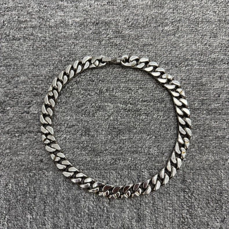 Louis Vuitton Louis Vuitton Silver Cuban Link Necklace Size ONE SIZE - 1 Thumbnail