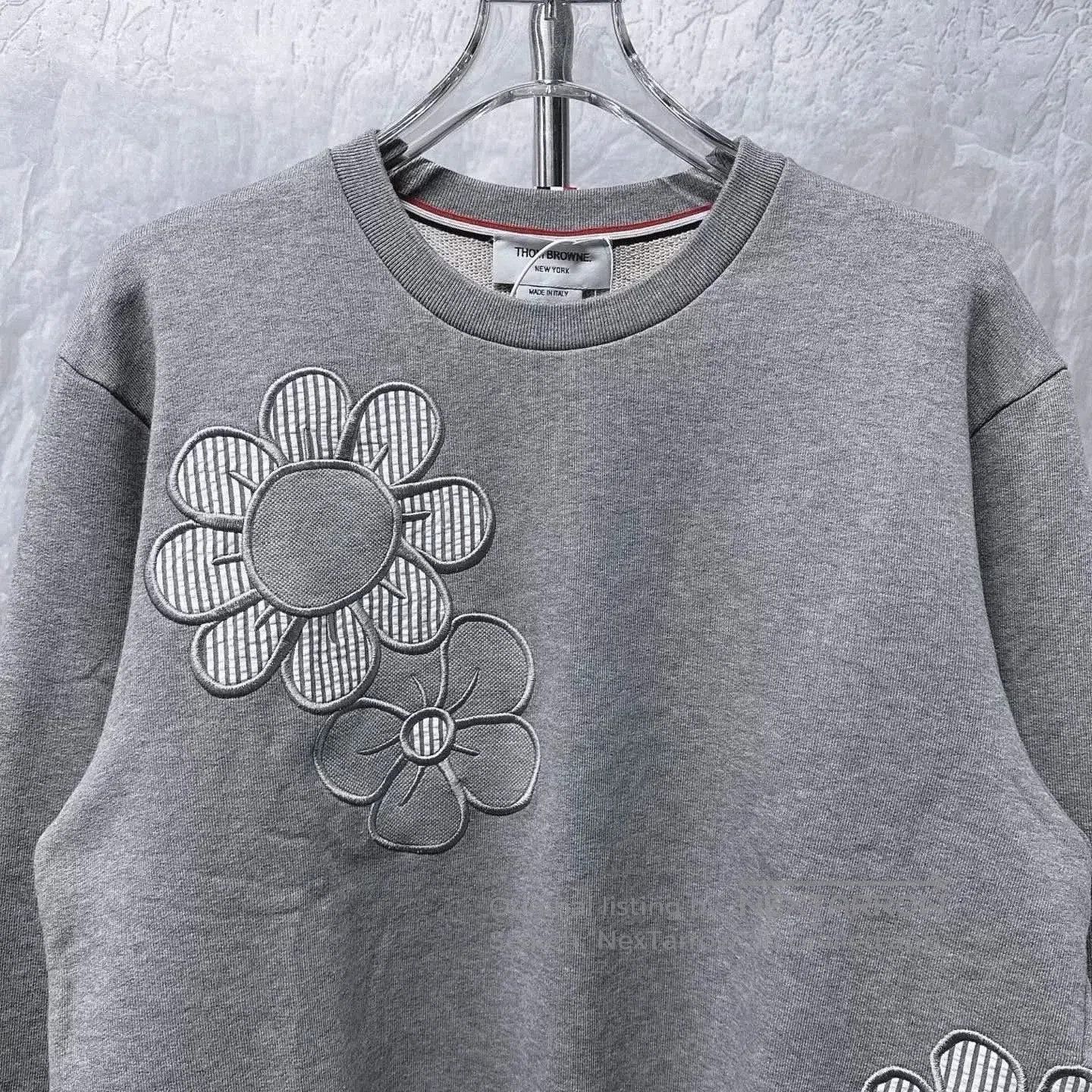 Thom Browne thom browne floral embroidered sweatshirt size 4. Size XL / US 12-14 / IT 48-50 - 2 Thumbnail