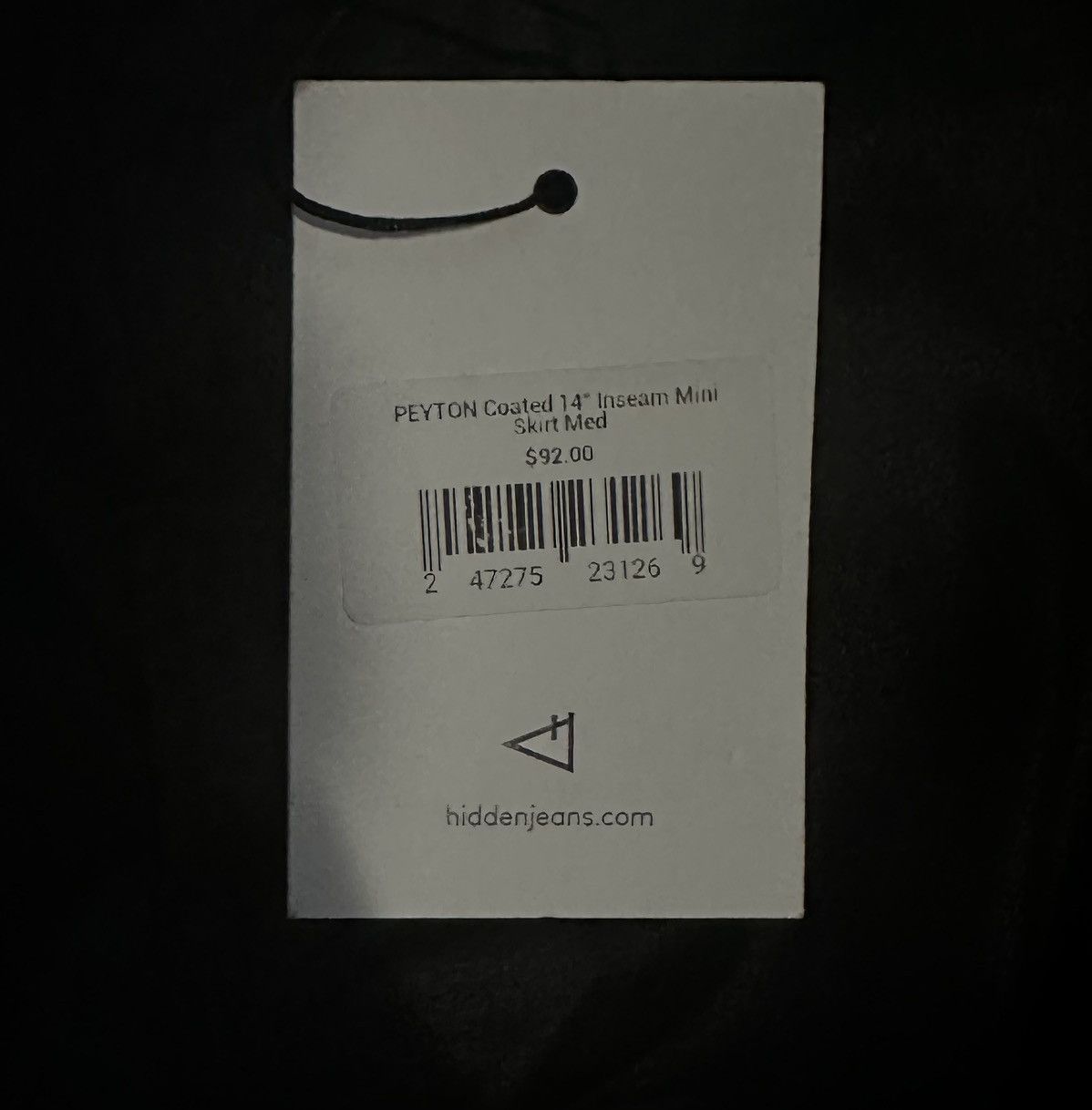 HIDDEN Faux Leather Mini Skirt Size 29" - 3 Thumbnail