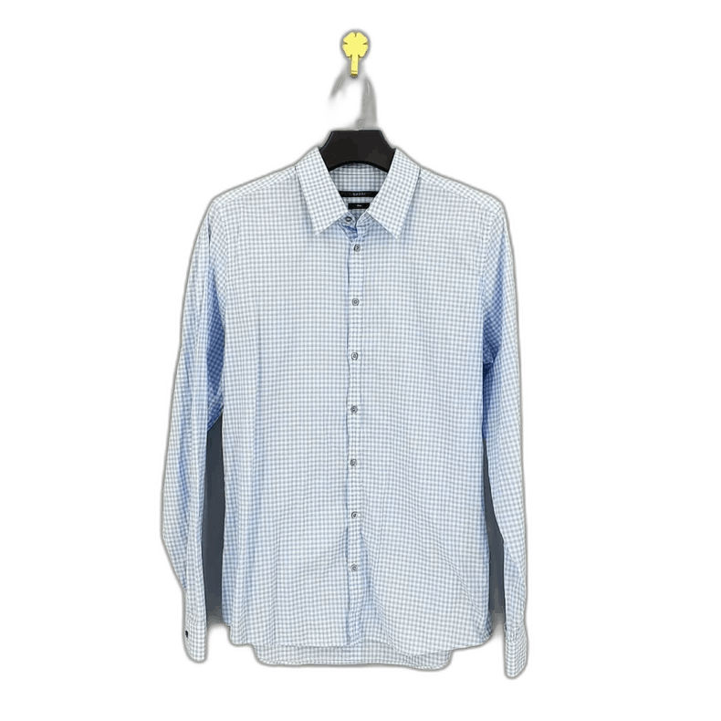 Gucci gucci blue checked long sleeve shirt Size US L / EU 52-54 / 3 - 1 Thumbnail