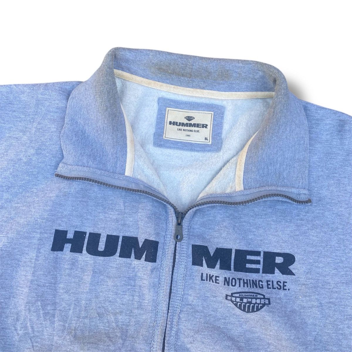 Sports Specialties Vintage 90s Gray Hummer Zip Up Sweater Jacket #G2 Size US XXL / EU 58 / 5 - 3 Thumbnail