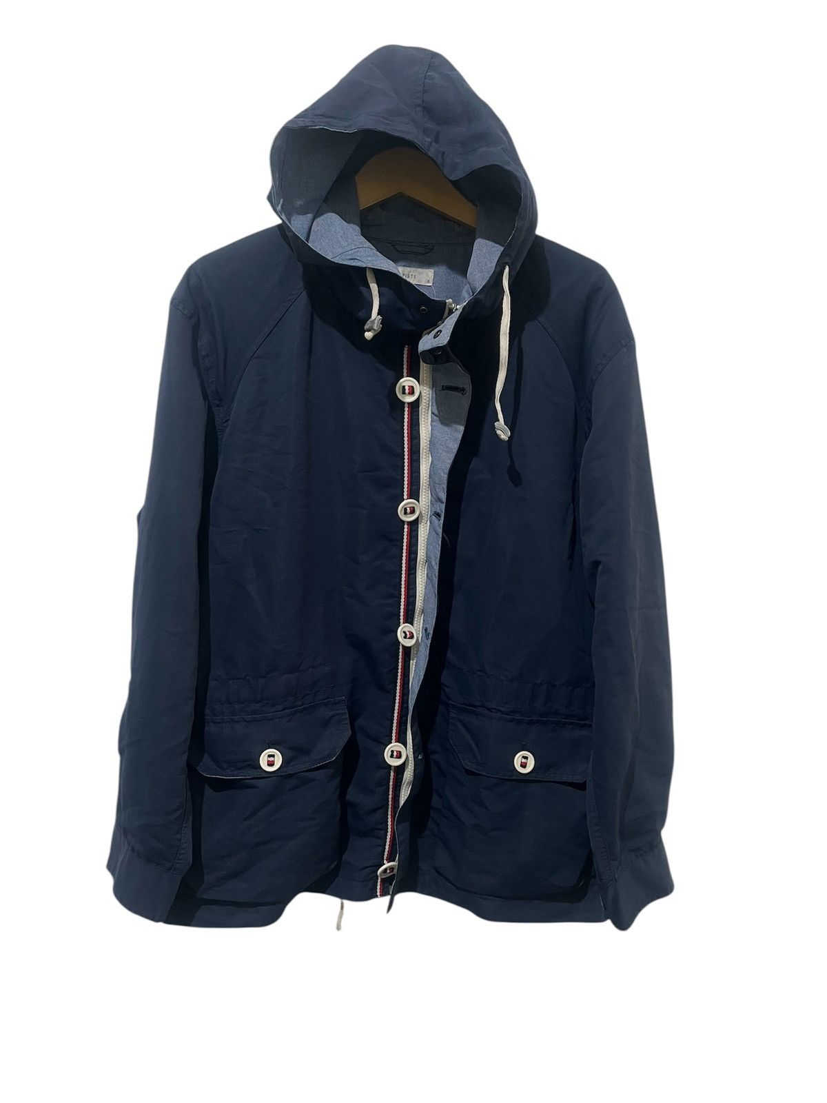 Japanese Brand Japanese piste Hooded Parka Jacket – Stylish & Lightweight! Size US XL / EU 56 / 4 - 1 Thumbnail