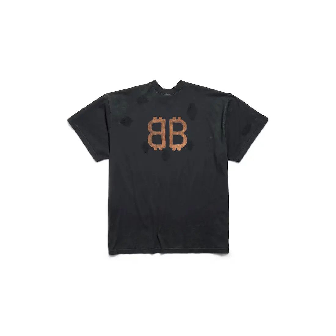 Balenciaga o1w1db11225 Paris Moon Double Front T-Shirt Oversized Size US XXL / EU 58 / 5 - 1 Thumbnail