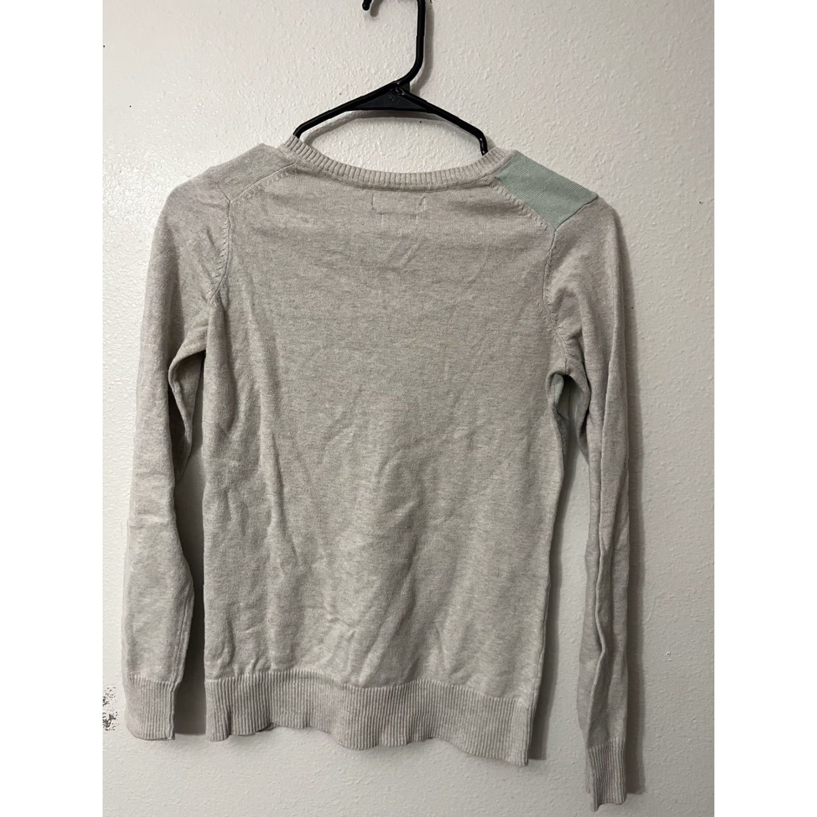 Van Heusen Van Heusen Women's Sweater Adult XS Gray Multicolor V-Neck Argyle Long Sleeve Pullover Womens Size XS / US 0-2 / IT 36-38 - 3 Thumbnail
