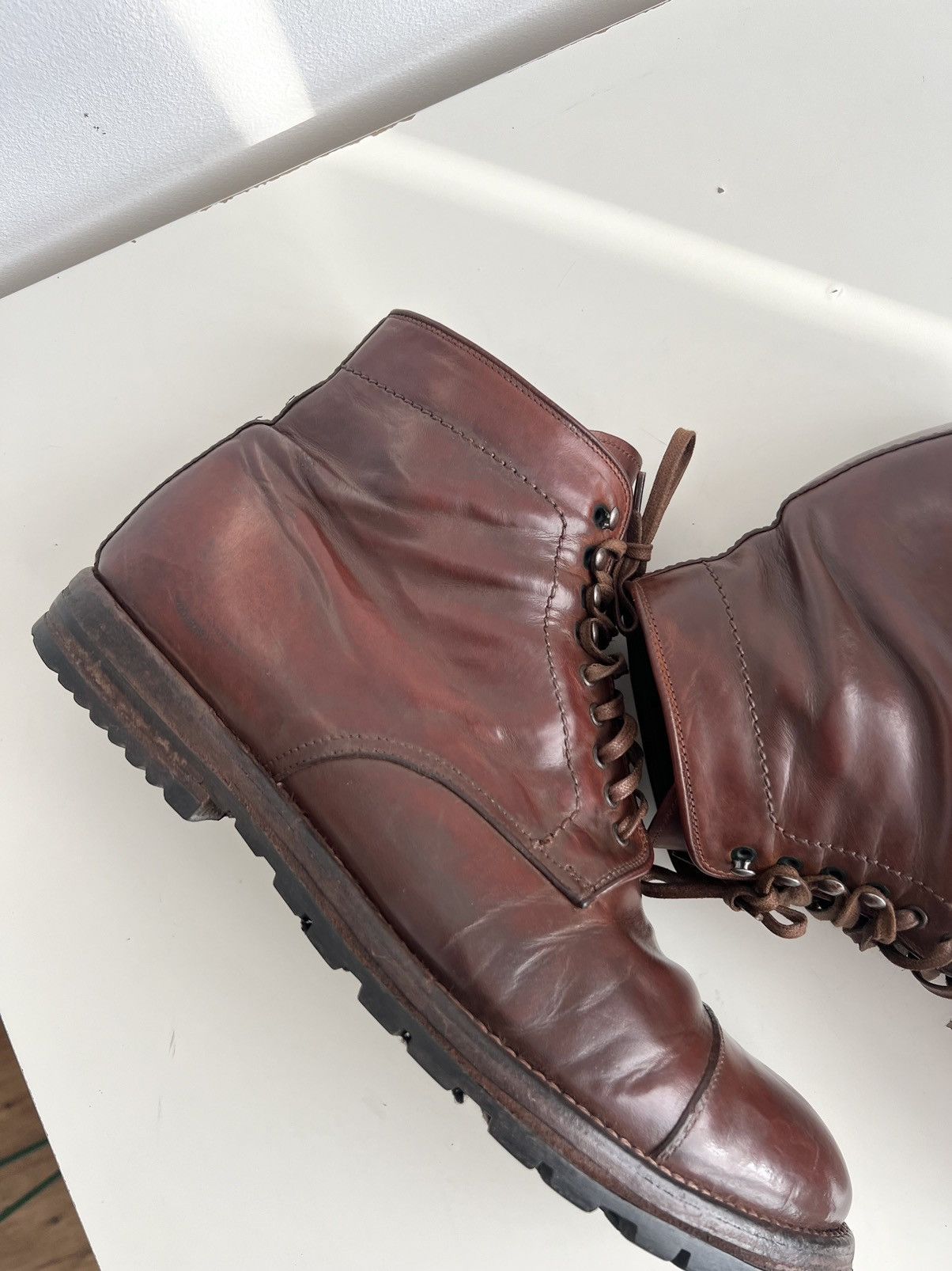 Marsell 🔥Officine Creative Komma Anatomia 16 Leather Boots Size US 11.5 / EU 44-45 - 12 Thumbnail