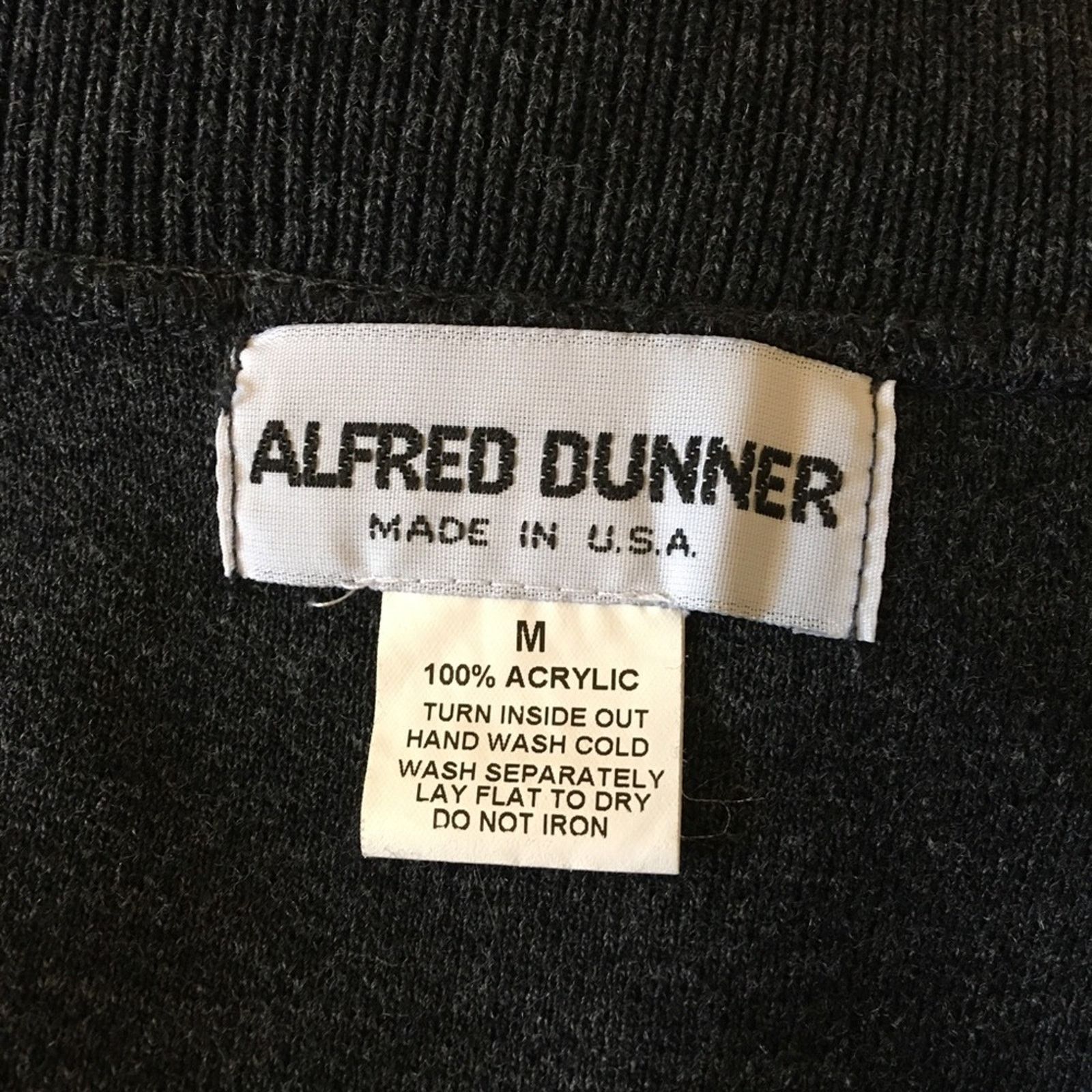 Vintage Vintage Alfred Dunner dark gray open front jacket Size M / US 6-8 / IT 42-44 - 8 Thumbnail
