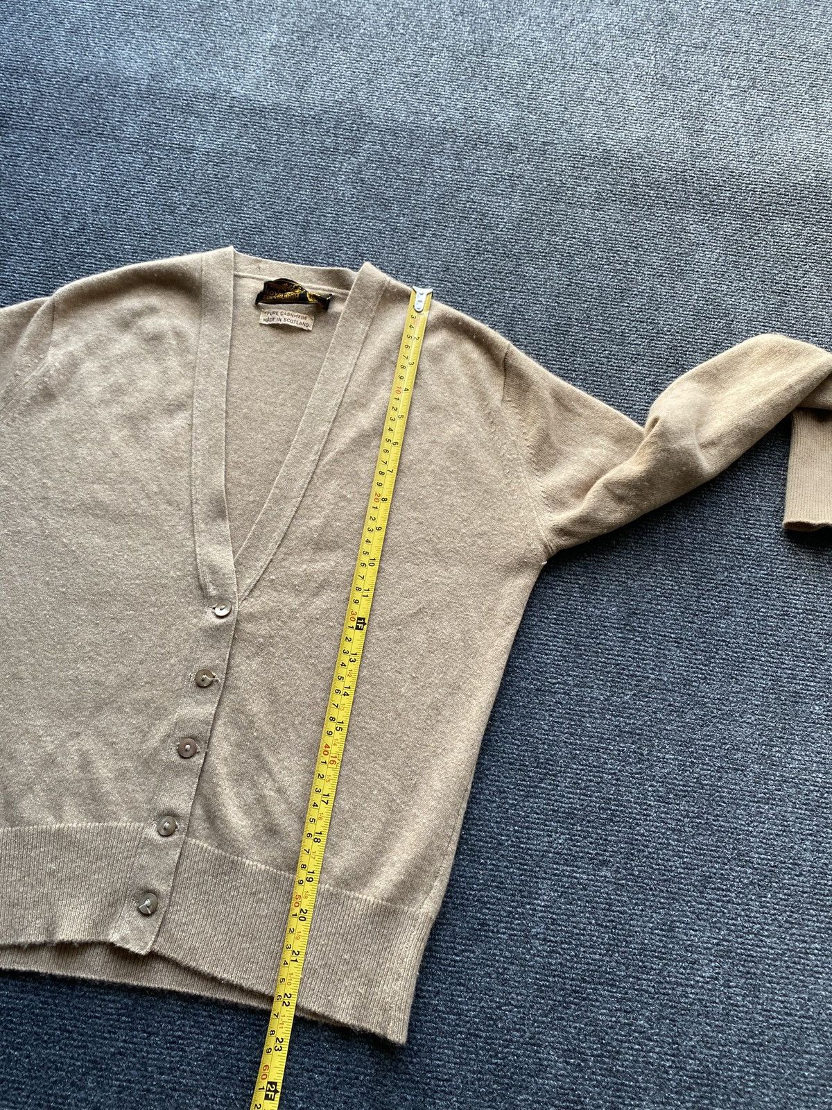 Other 🔥70s Forsyth Of Edinburg Cashmere Scotland Cardigan sweater Size M / US 6-8 / IT 42-44 - 5 Thumbnail