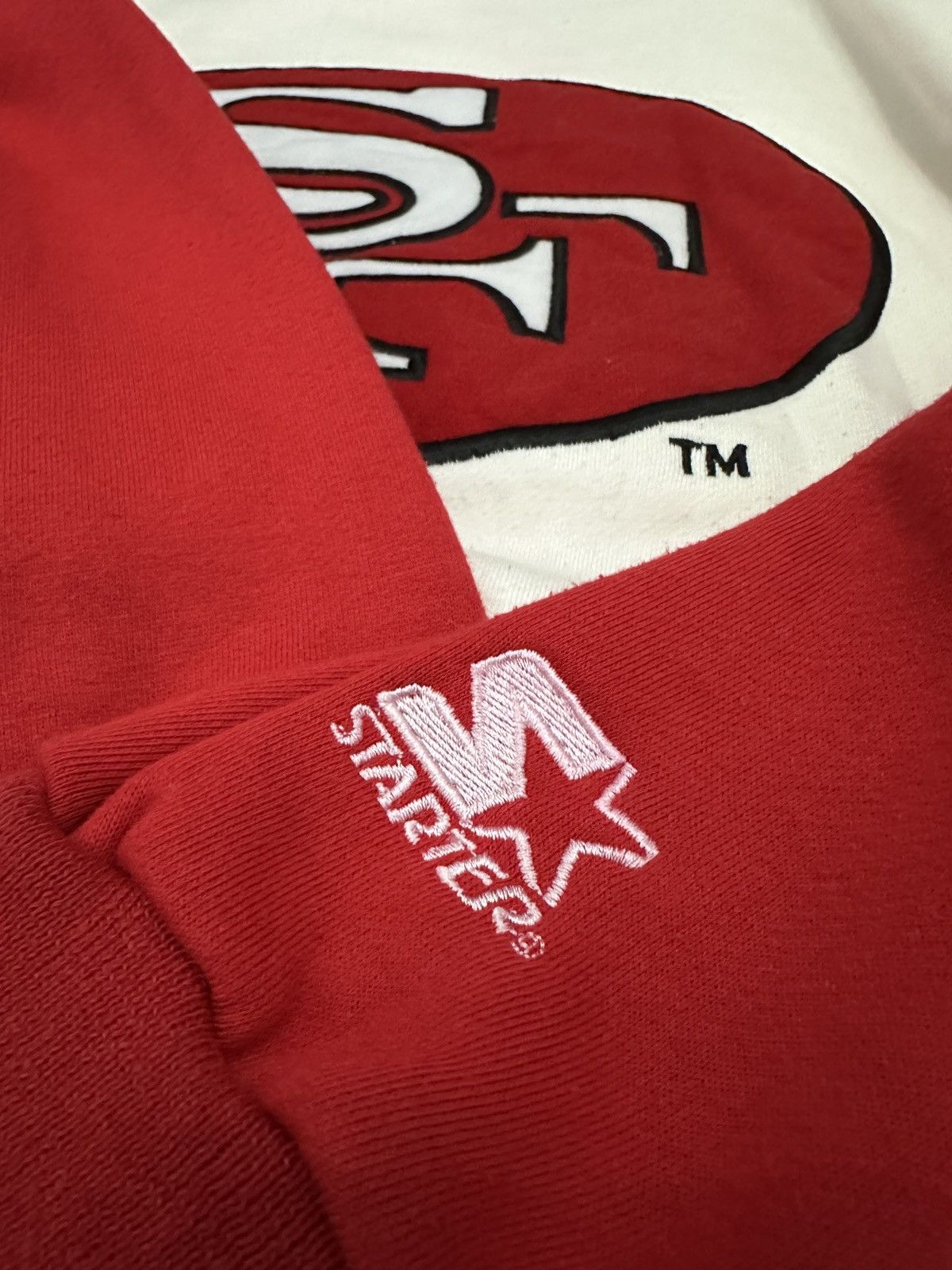 NFL × Starter 🔥🔥🔥Vintage San Francisco SF NFL Crazy Sweatshirt Size US L / EU 52-54 / 3 - 7 Thumbnail