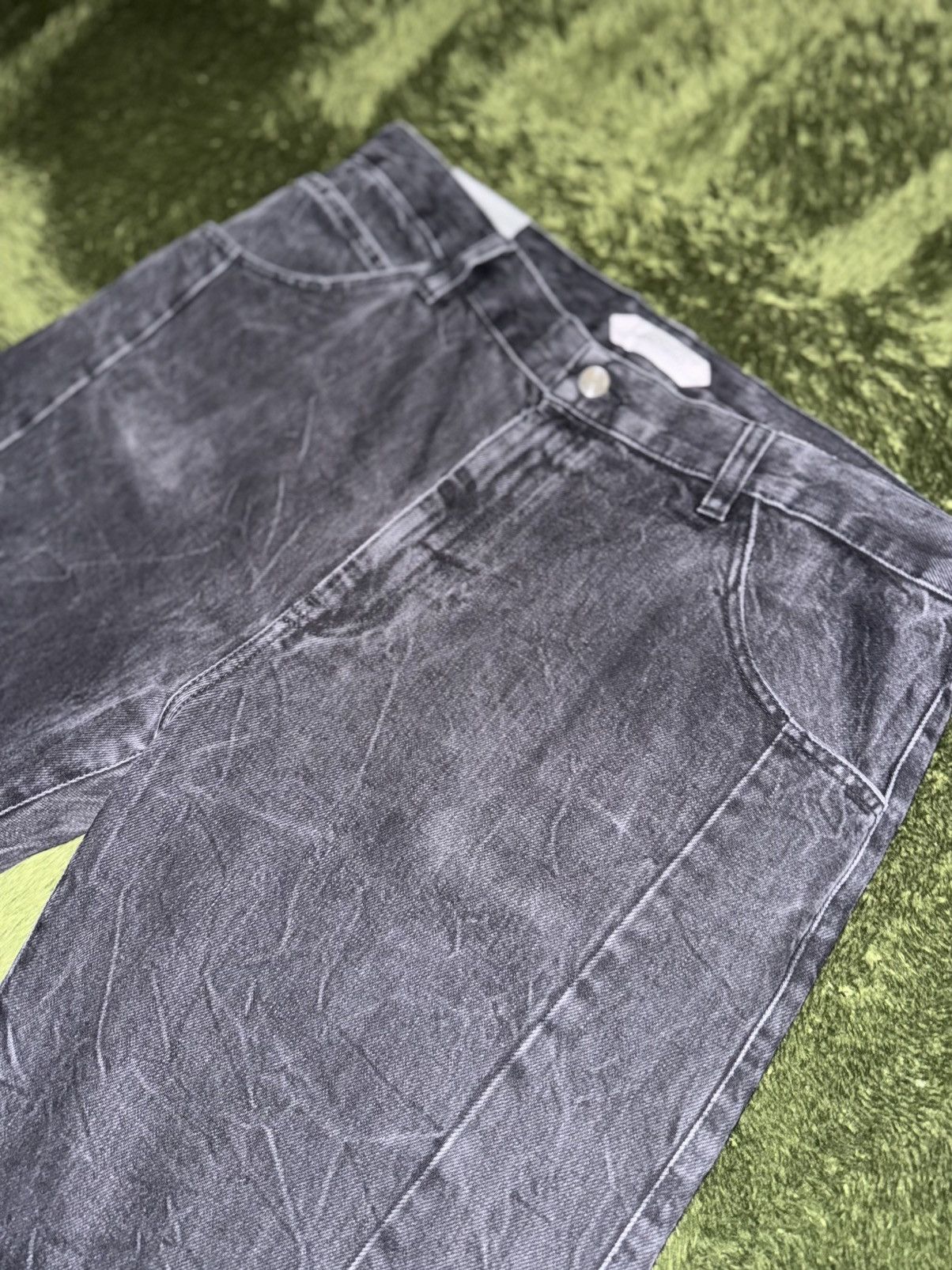Namacheko [L] NAMECHEKO TIBIRA oversized Denim Pants Black Size US 38 / EU 54 - 2 Thumbnail