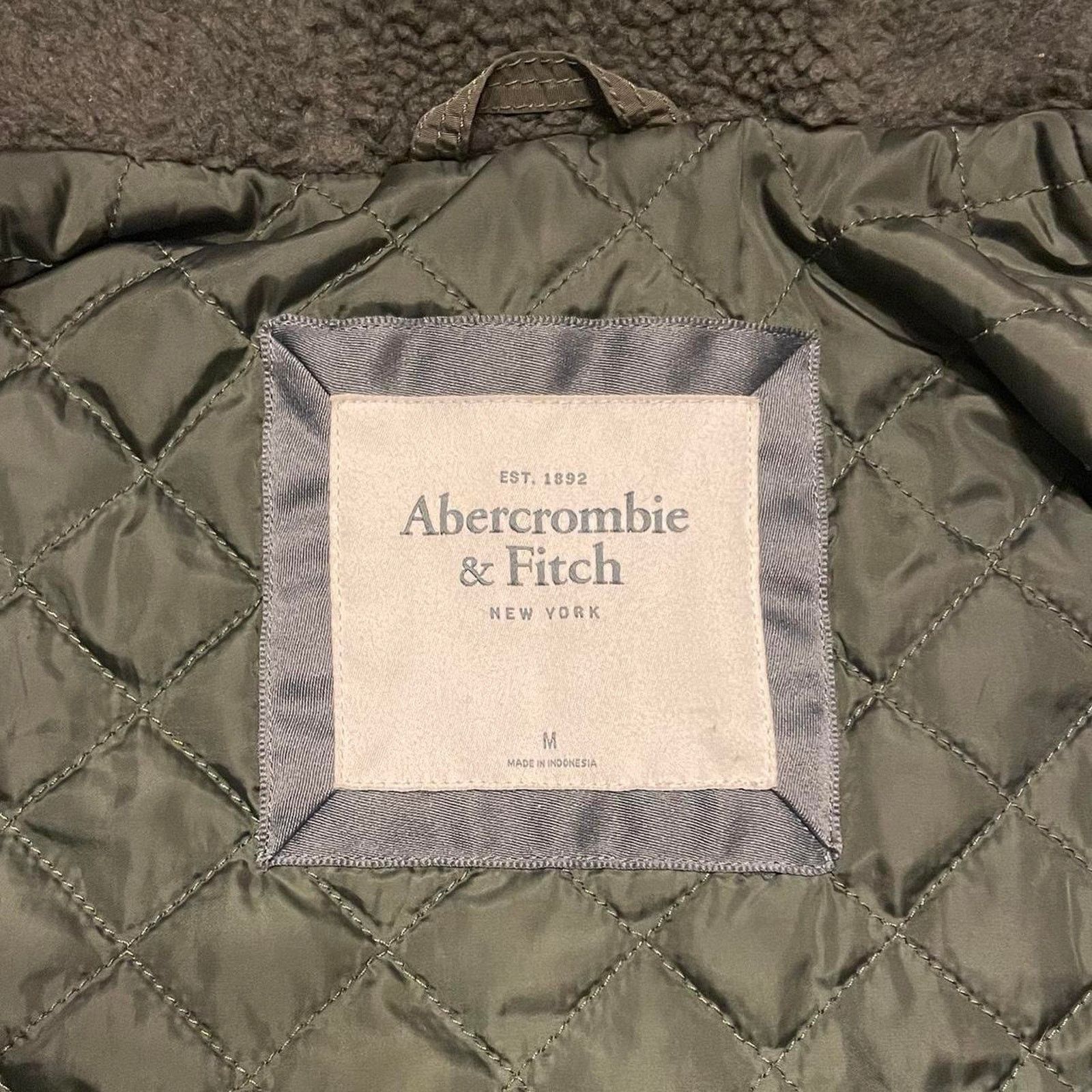 Abercrombie & Fitch VTG Y2K Abercrombie & Fitch green utility bomber jacket Size M / US 6-8 / IT 42-44 - 6 Thumbnail
