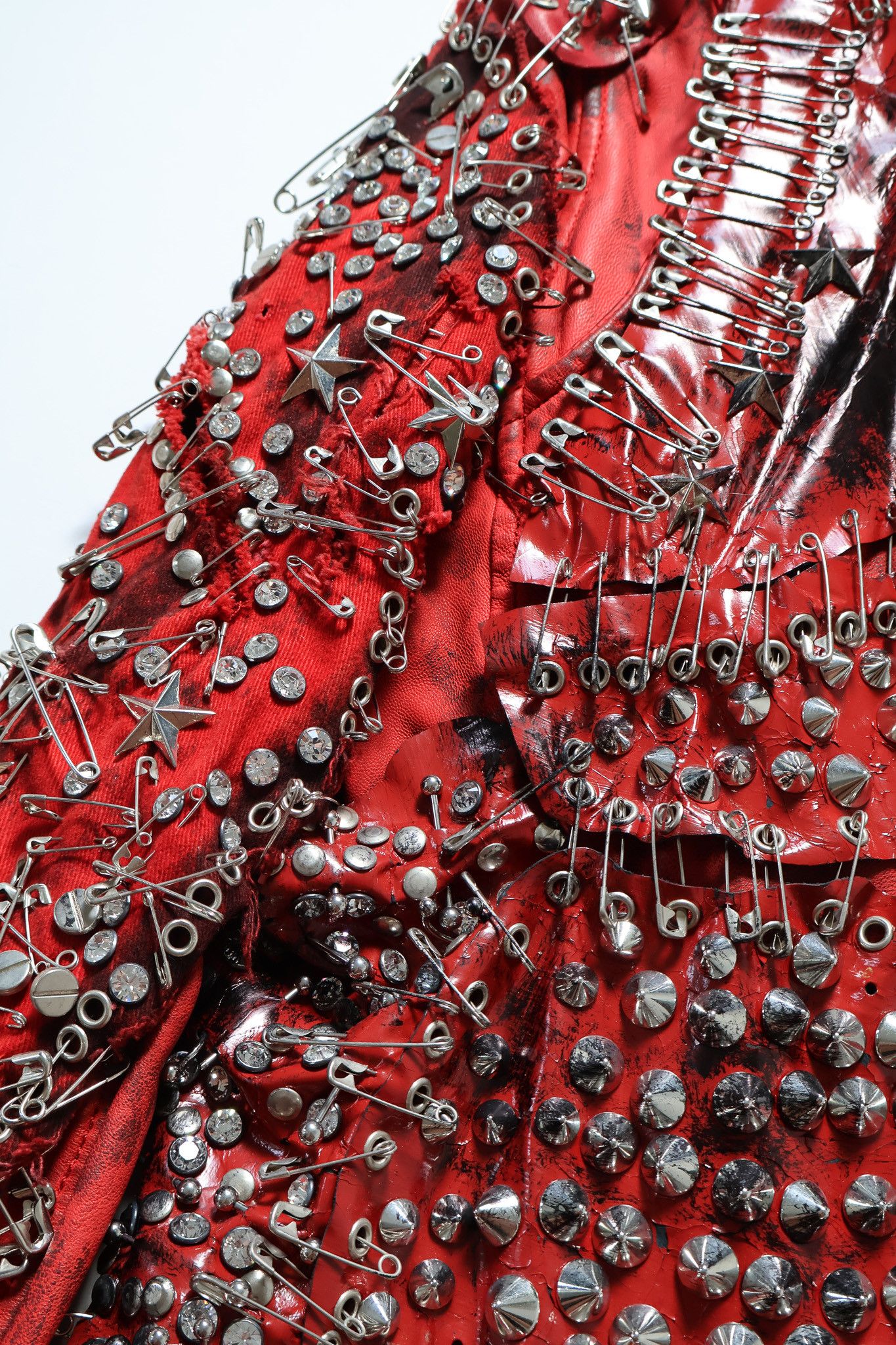 Balmain Decarnin SS11 Runway Safety Pin Stud Leather Jacket