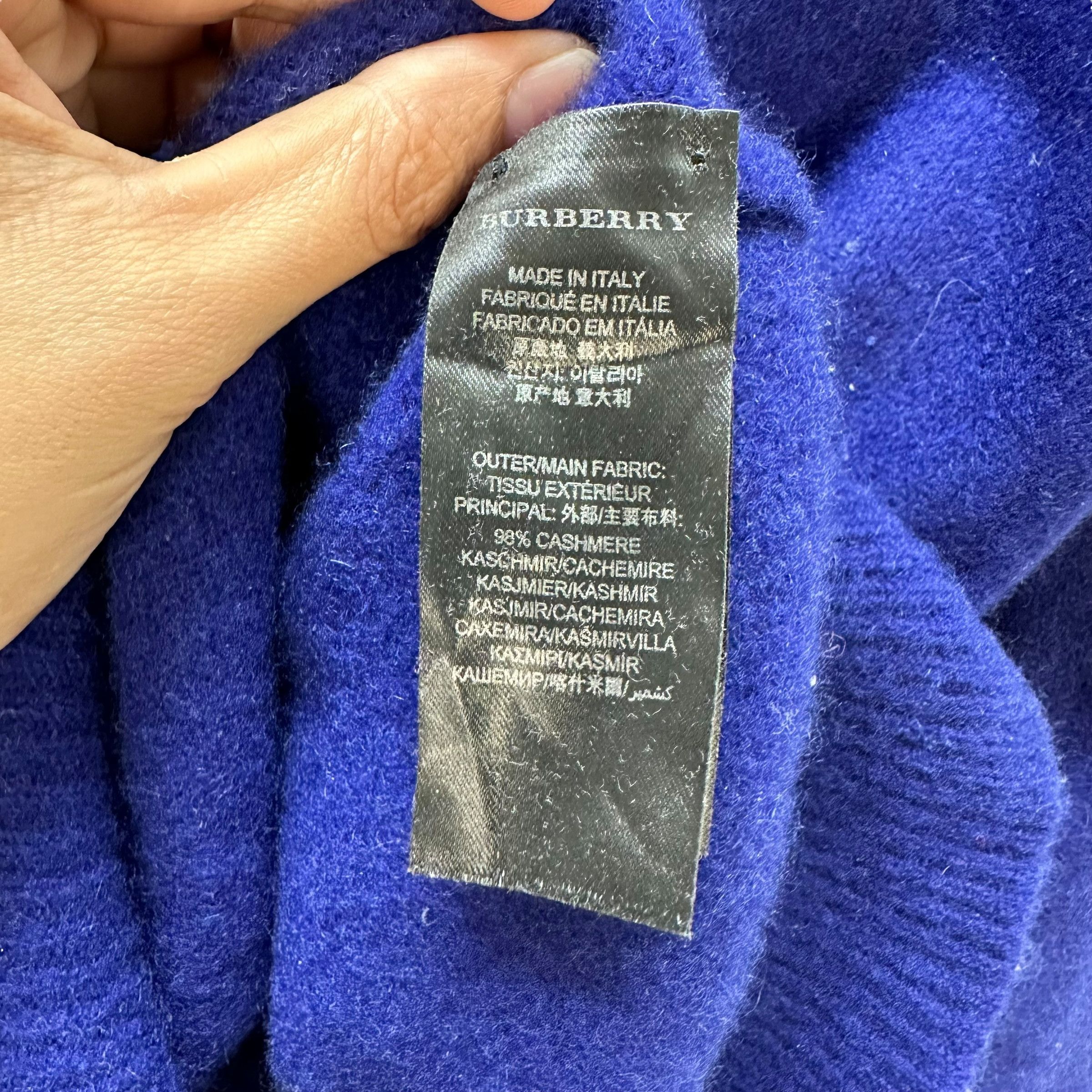 Burberry Burberry Prorsum Made in Italy Cashmere Sweater #9194-68 Size S / US 4 / IT 40 - 7 Thumbnail