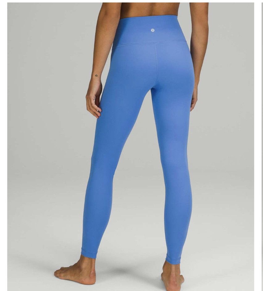 Lululemon Lululemon Wunder Train 28" High-Rise Tight 4 Blue Nile EUC L Size 27" / US 4 / IT 40 - 1 Thumbnail