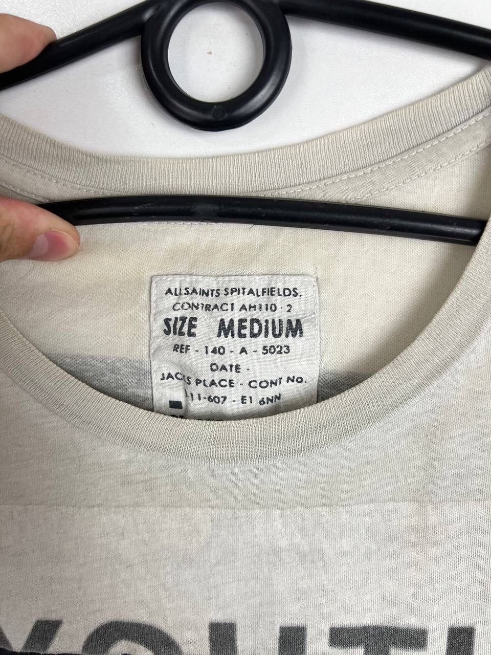 Allsaints × Vintage Allsaints luxury t-shirts size M Size US M / EU 48-50 / 2 - 2 Thumbnail