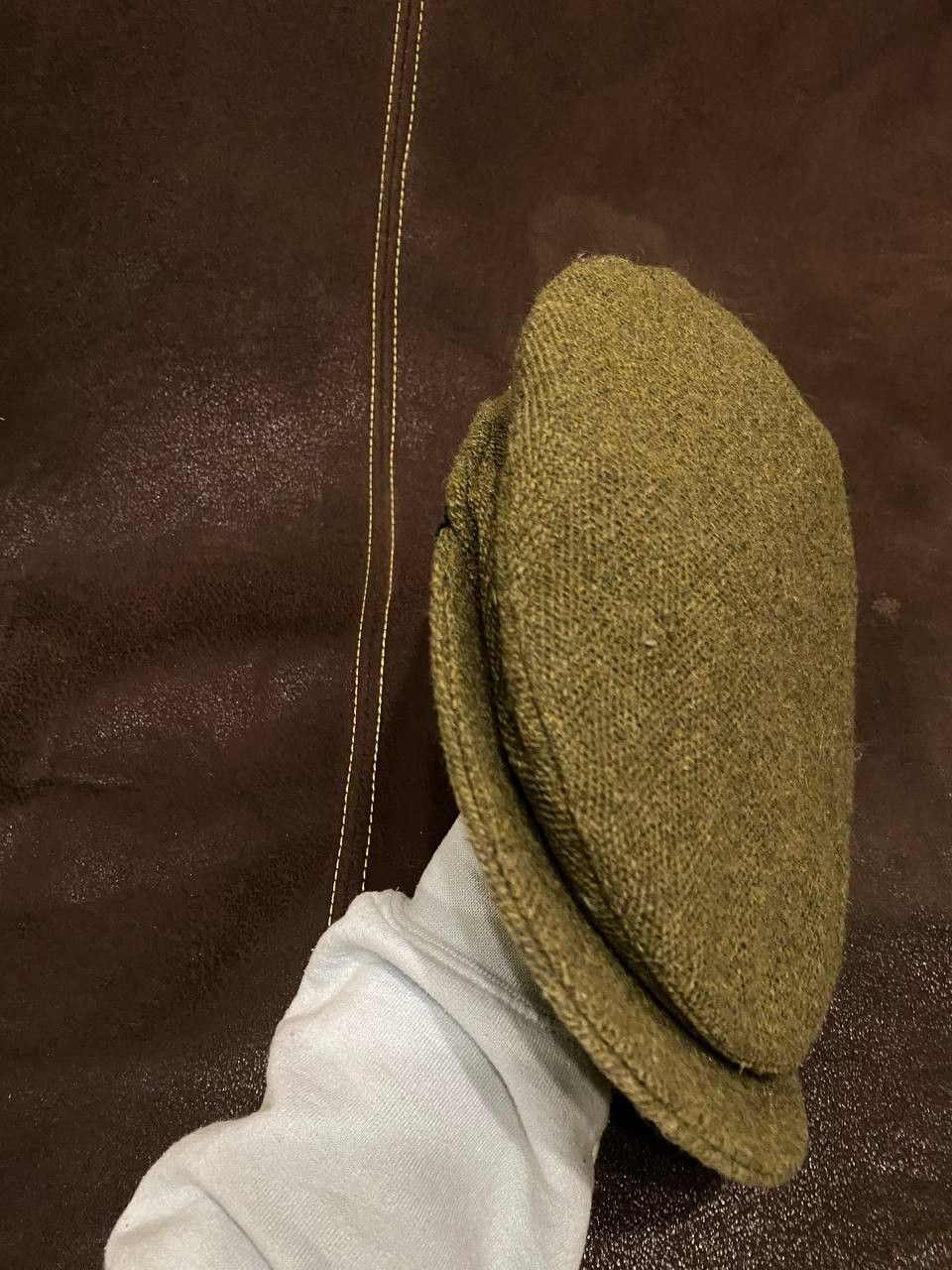 Hoggs of Fife Hoggs of Fife Cotton Cap Flat Hat Distressed fibres morven Size ONE SIZE - 4 Thumbnail