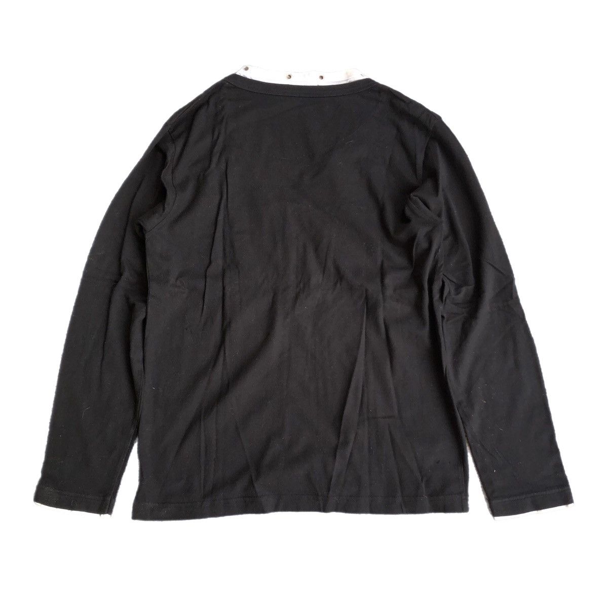Japanese Brand Beaumont carr lace up poem words double layer longsleeve Size US L / EU 52-54 / 3 - 2 Thumbnail
