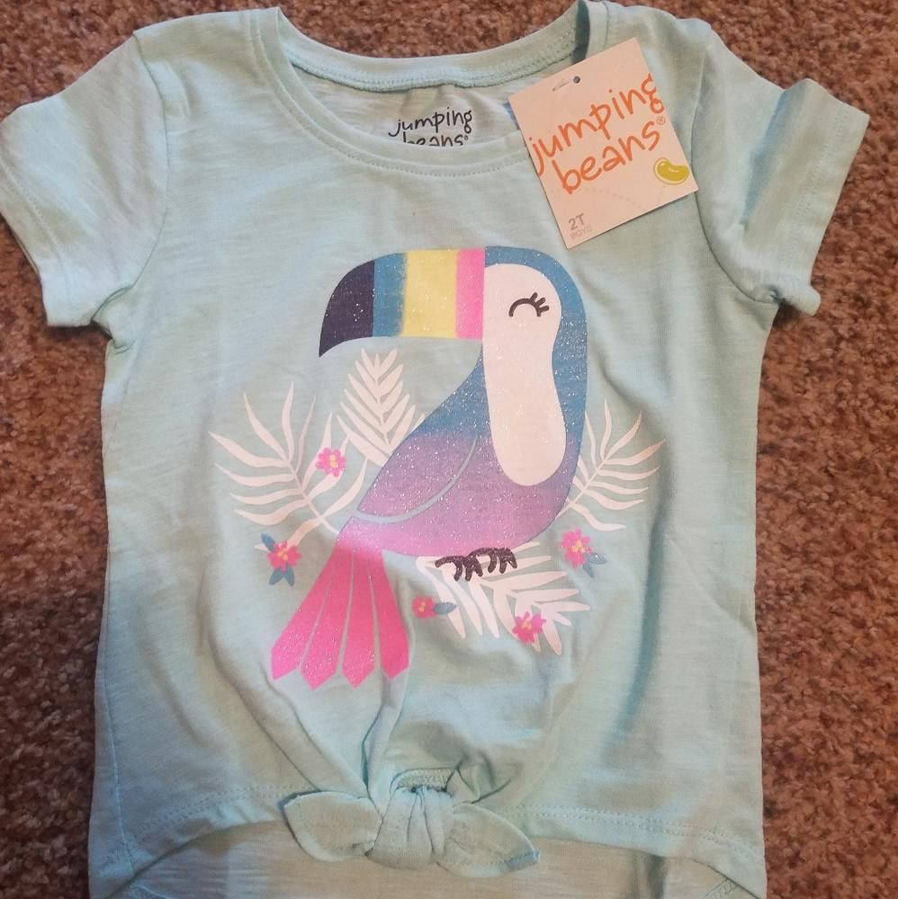 Designer NWT Jumping Beans Tops Size 2T Size US XXS / EU 40 - 3 Thumbnail