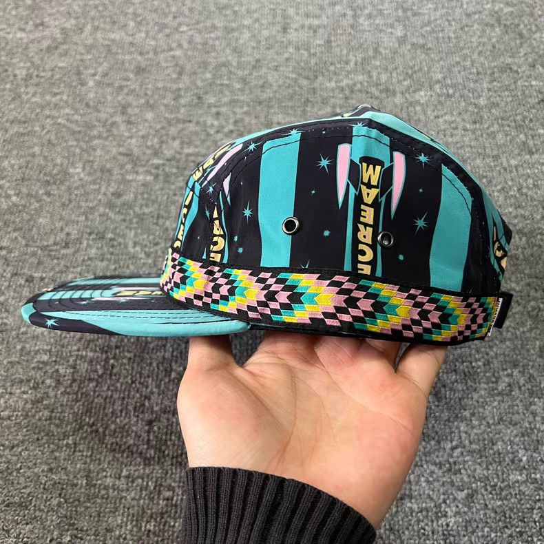 Billionaire Boys Club ICECREAM Rocket & Rainbow Webbing 5-Panel Cap. Q7 Size ONE SIZE - 5 Thumbnail