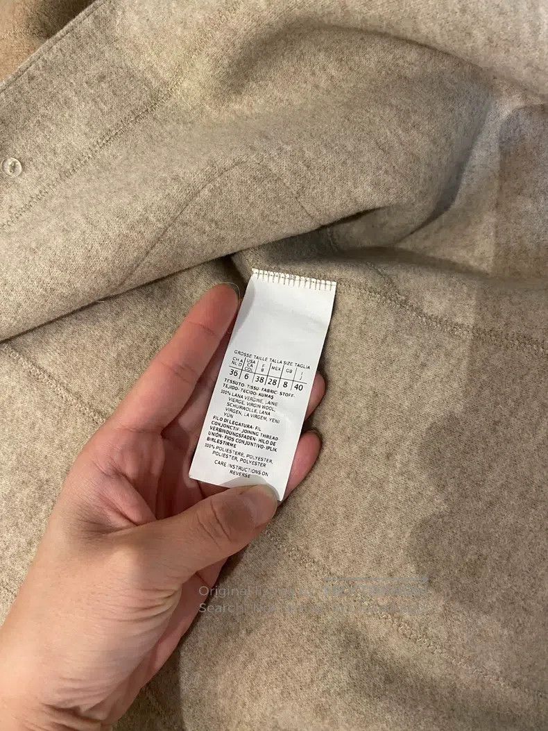 Max Mara Max Mara Coat - Thin Wool Blazer - Oatmeal Color Size XS / US 0-2 / IT 36-38 - 5 Thumbnail
