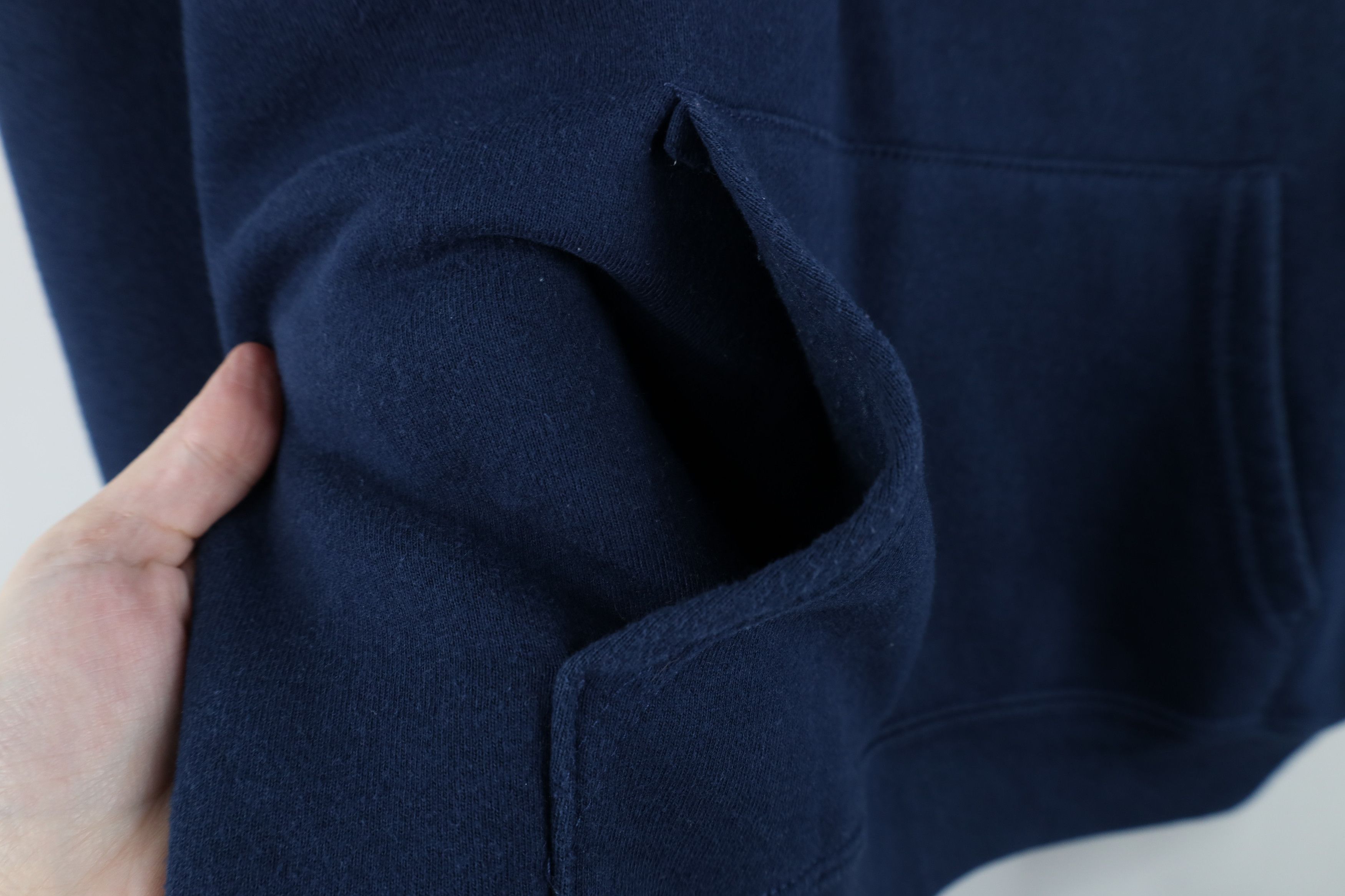 Vintage Vintage 90s University of Toledo Hoodie Sweatshirt Blue USA Size L / US 10 / IT 46 - 9 Thumbnail