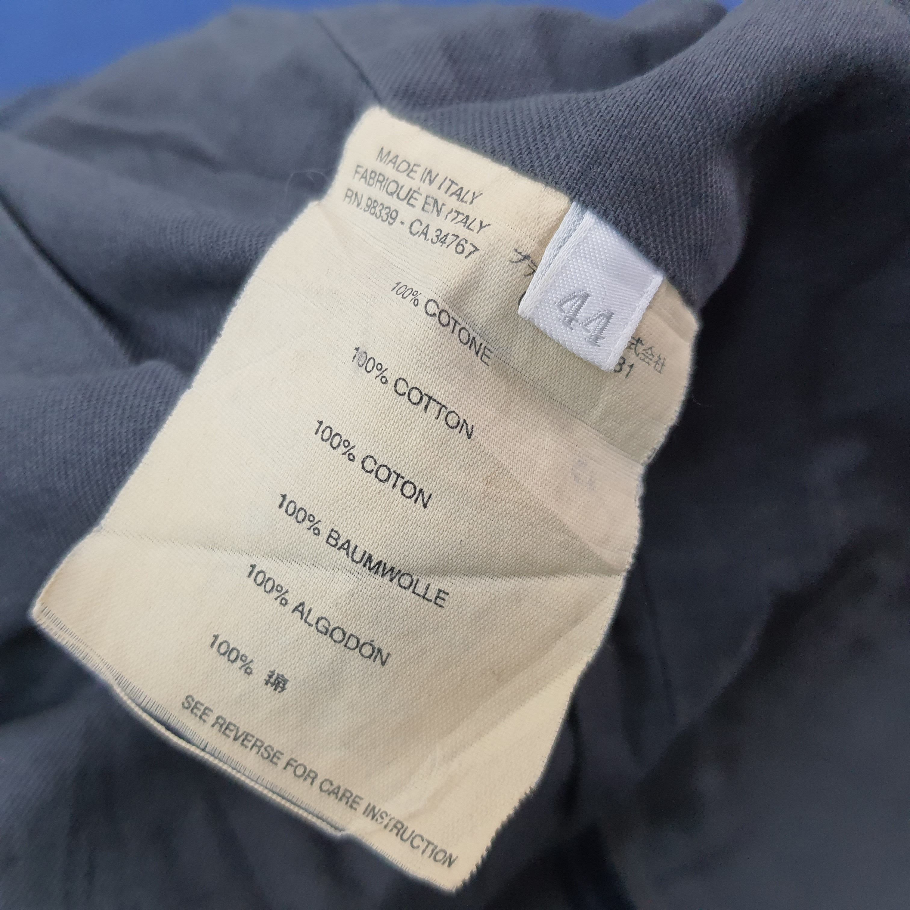 Miu Miu Vintage Miu Miu by Prada Denim Fiammato Blazer C256N2 Size XS / US 0-2 / IT 36-38 - 6 Thumbnail