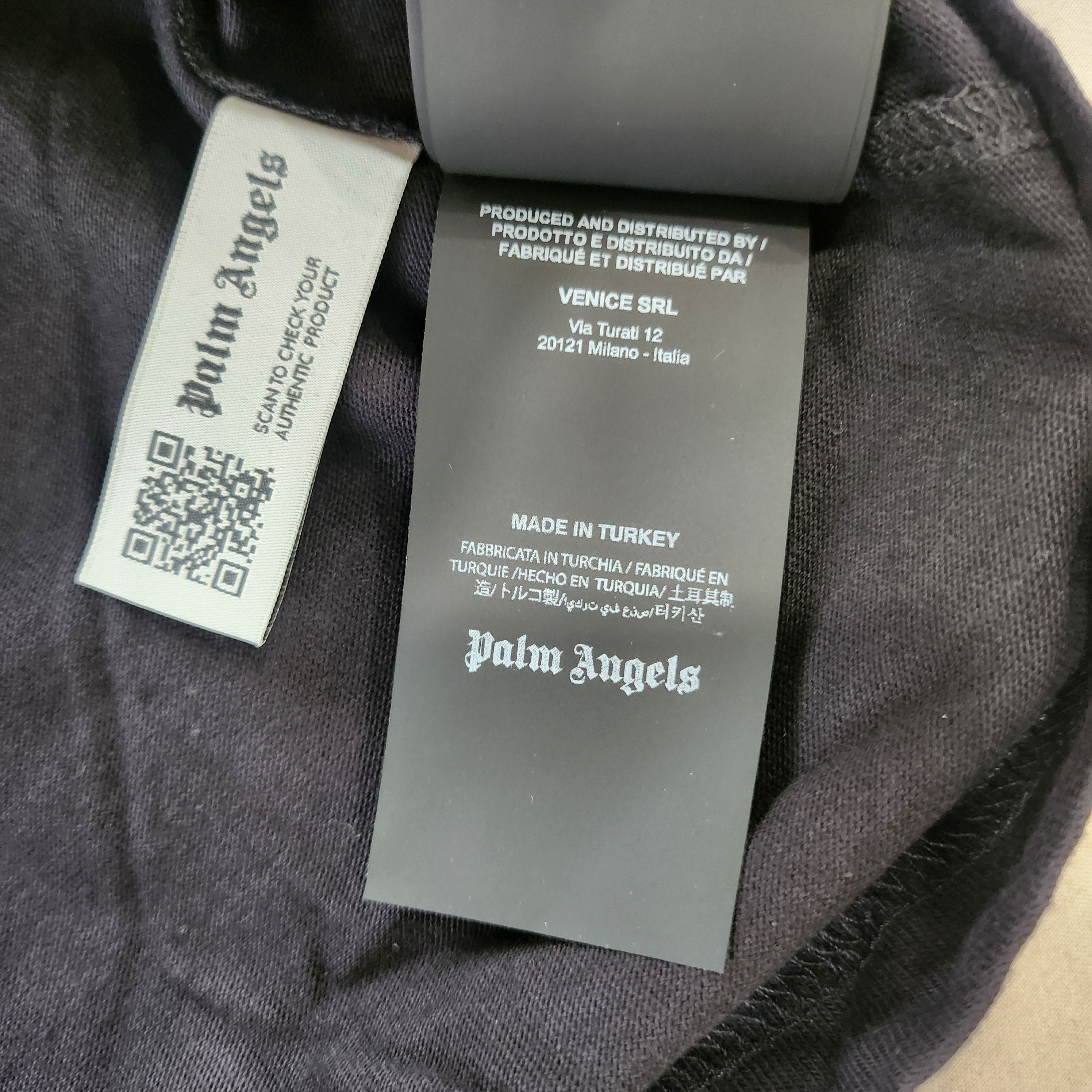 Palm Angels Palm Angels "LA Monogram Spray" Logo T-Shirt Size US L / EU 52-54 / 3 - 7 Thumbnail