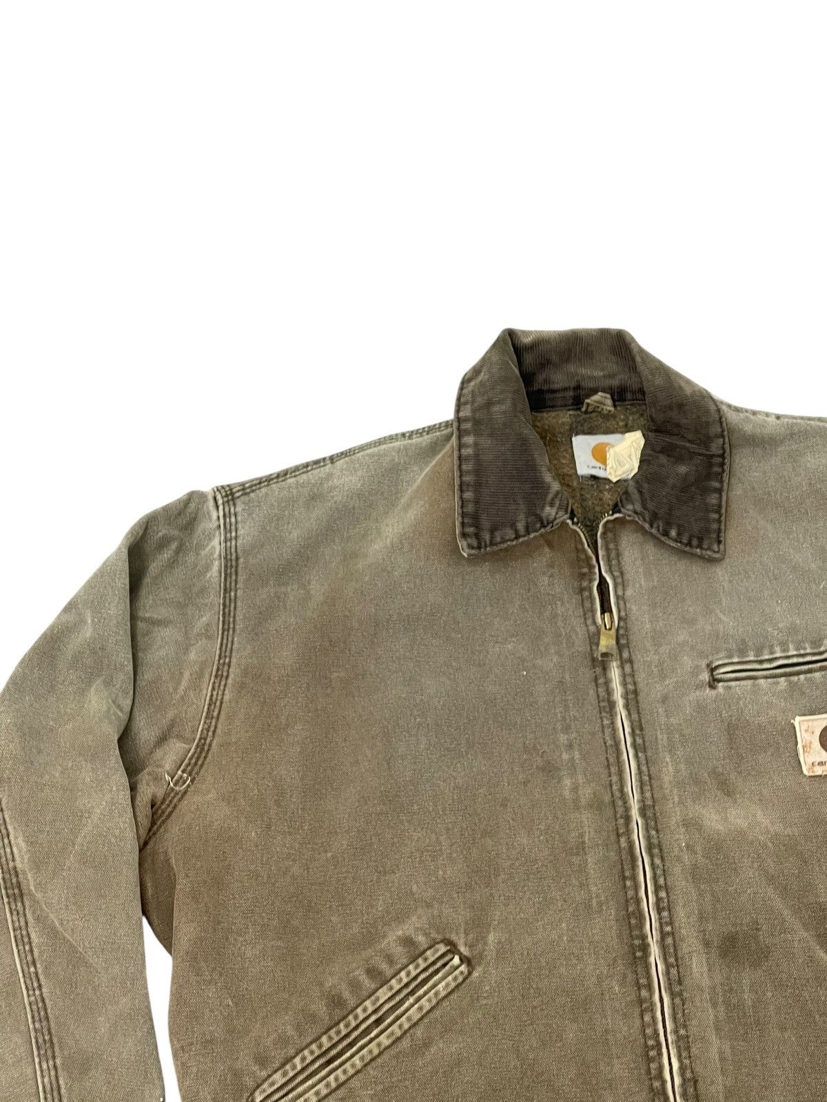Carhartt Vtg Carhartt Detroit USA Blanket Lining Sun Faded 5🟩5 Size US L / EU 52-54 / 3 - 10 Thumbnail