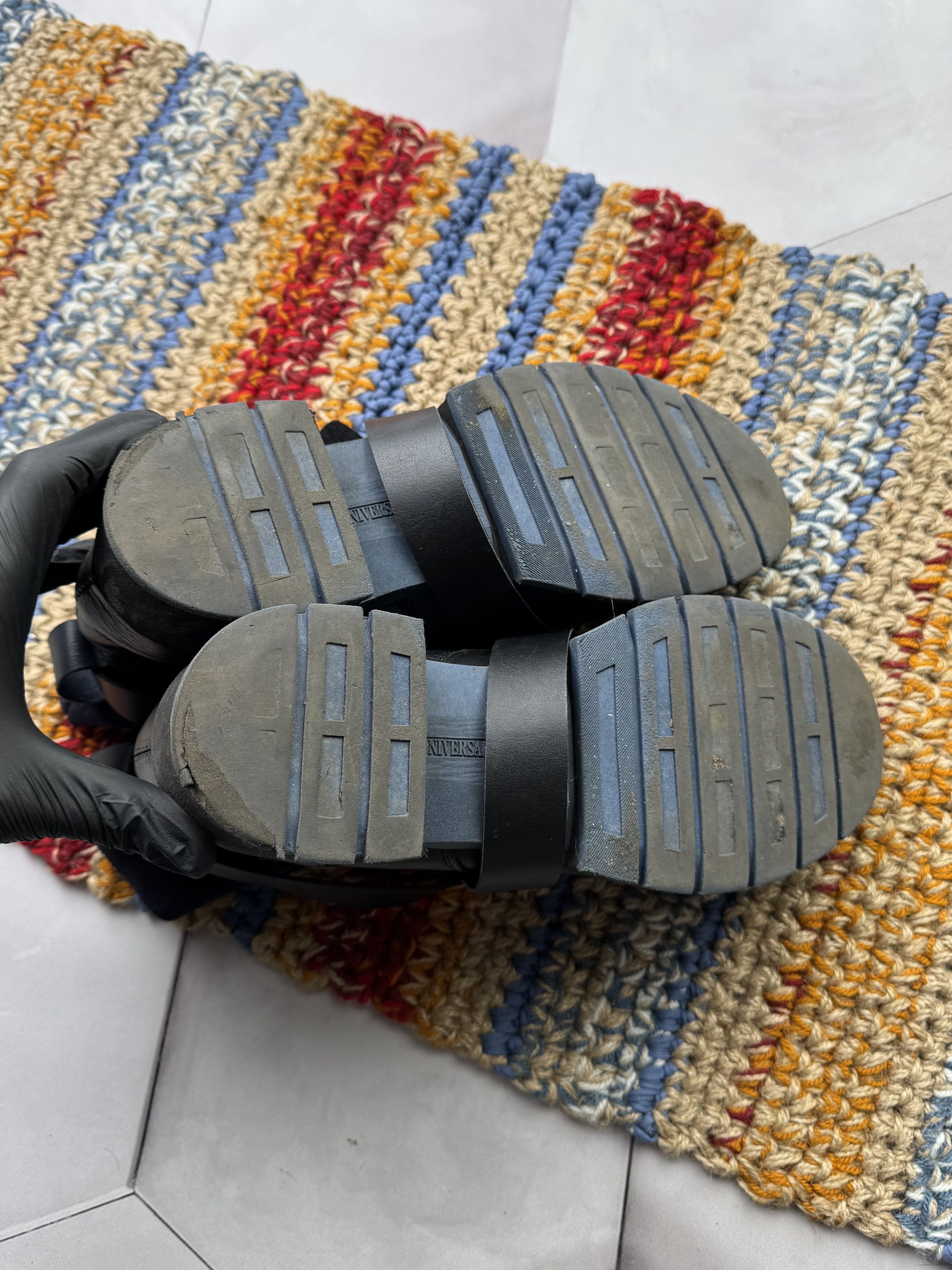 Vintage Vintage Leather Boots With Zipper And Belted (E4) Size US 10 / IT 40 - 9 Thumbnail