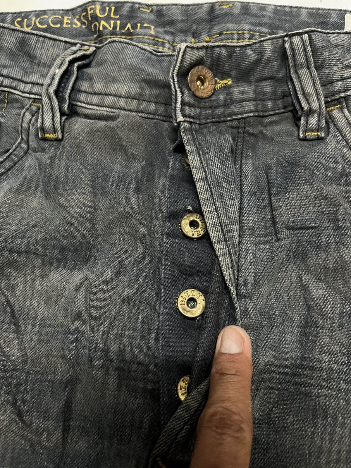 Diesel × Jean × Vintage VINTAGE DIESEL JEANS Size US 32 / EU 48 - 6 Thumbnail
