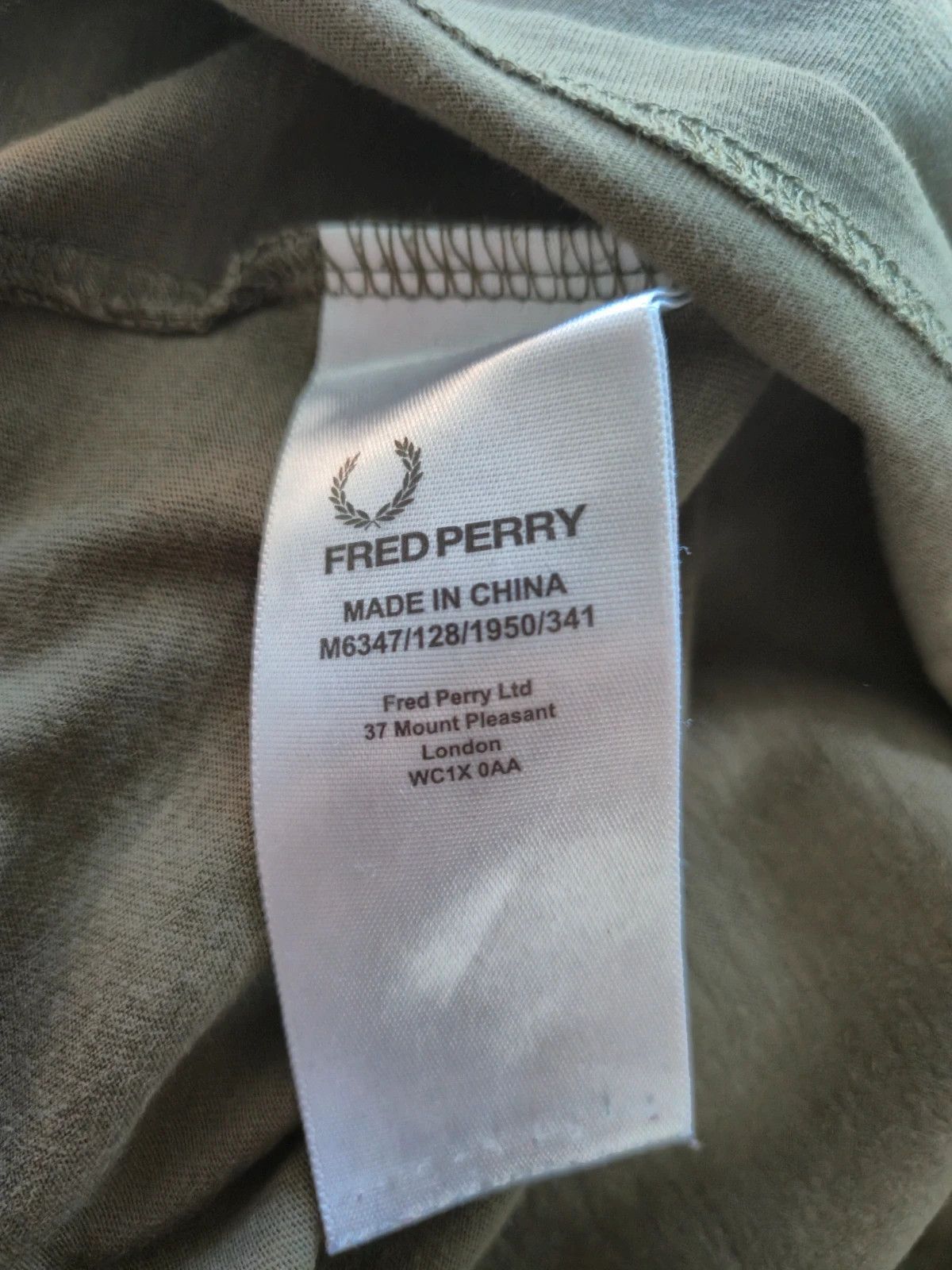 Fred Perry Fred Perry Khaki Crew Neck t-shirt - XL Size US XL / EU 56 / 4 - 5 Thumbnail