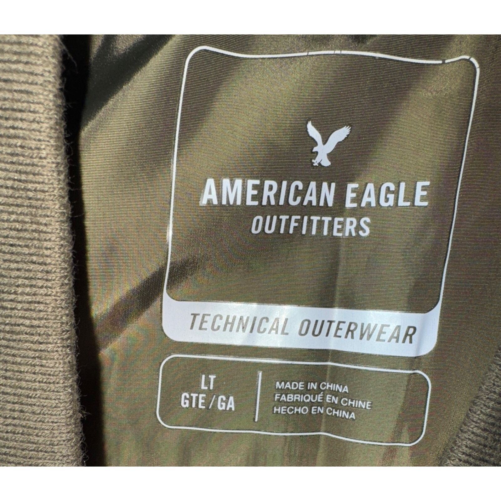 American Eagle Outfitters American Eagle Outfitters Men’s LT Olive Green Bomber Jacket Size US L / EU 52-54 / 3 - 6 Thumbnail