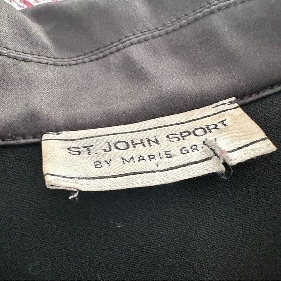 St. John St. John by Marie Gray Black Snap Button Women’s Blazer Jack Size L / US 10 / IT 46 - 6 Thumbnail