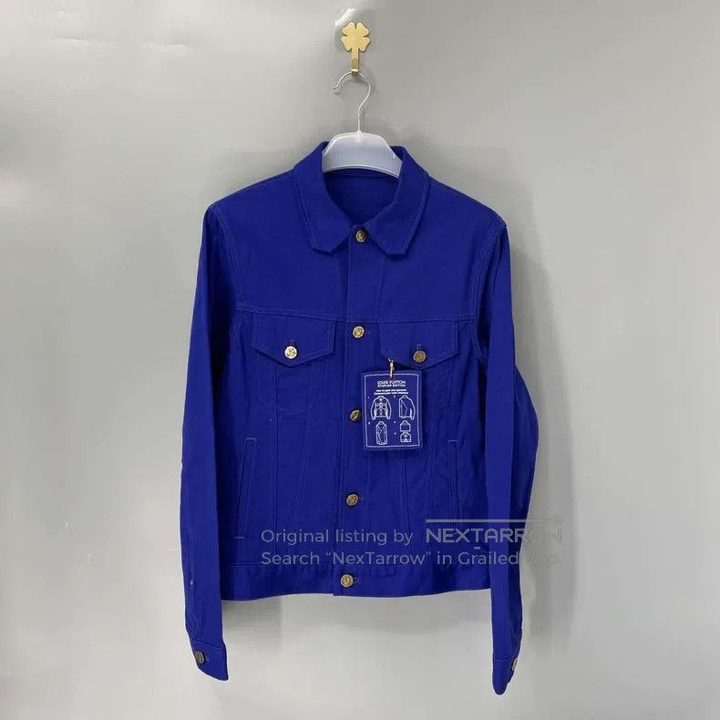 Louis Vuitton Louis Vuitton DNA Tag Denim Jacket Size US S / EU 44-46 / 1 - 1 Thumbnail