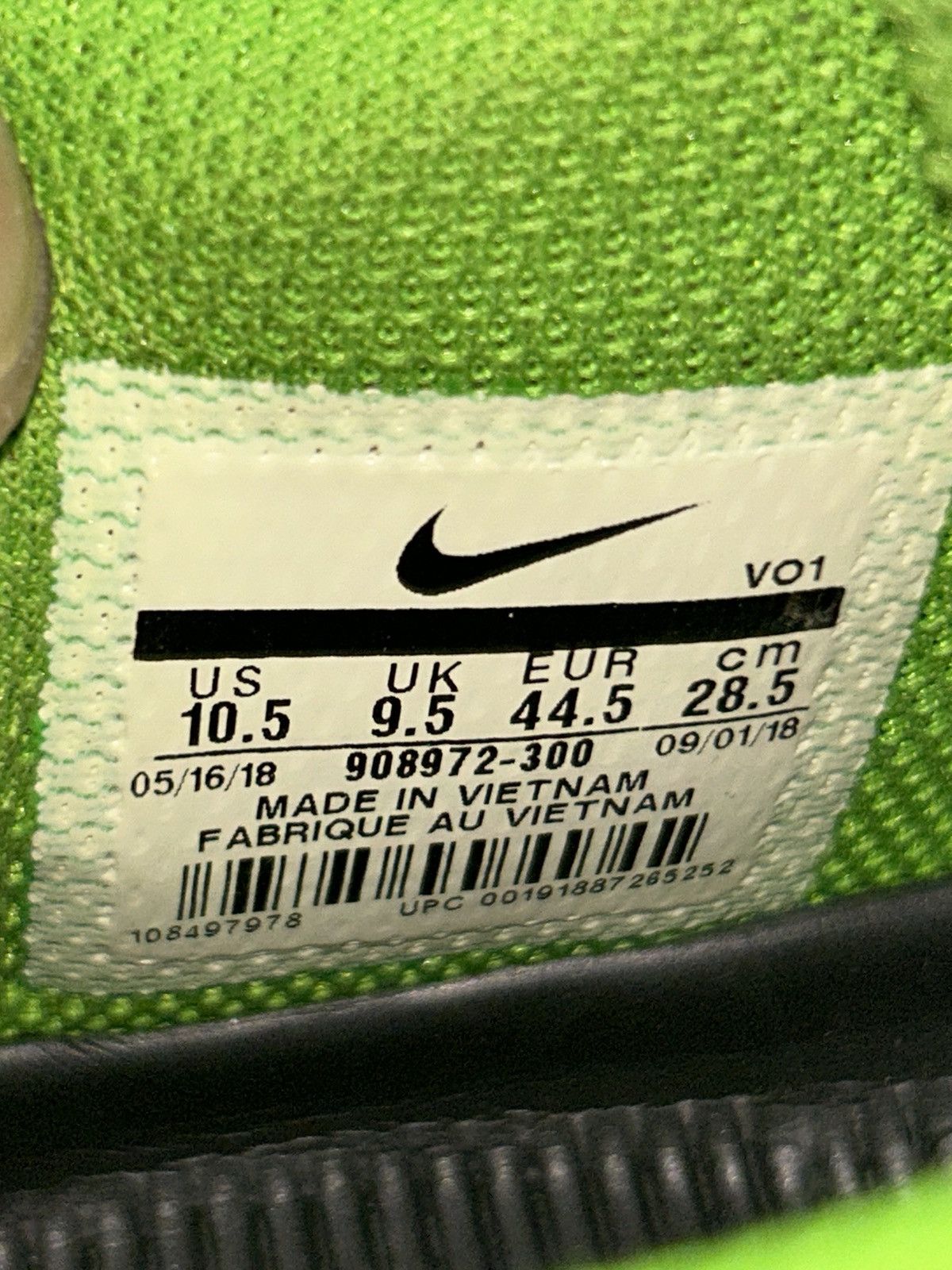 Nike Nike Mamba Rage 'Grinch' - 908972-300 size 10.5 with box Size US 10.5 / EU 43-44 - 10 Thumbnail