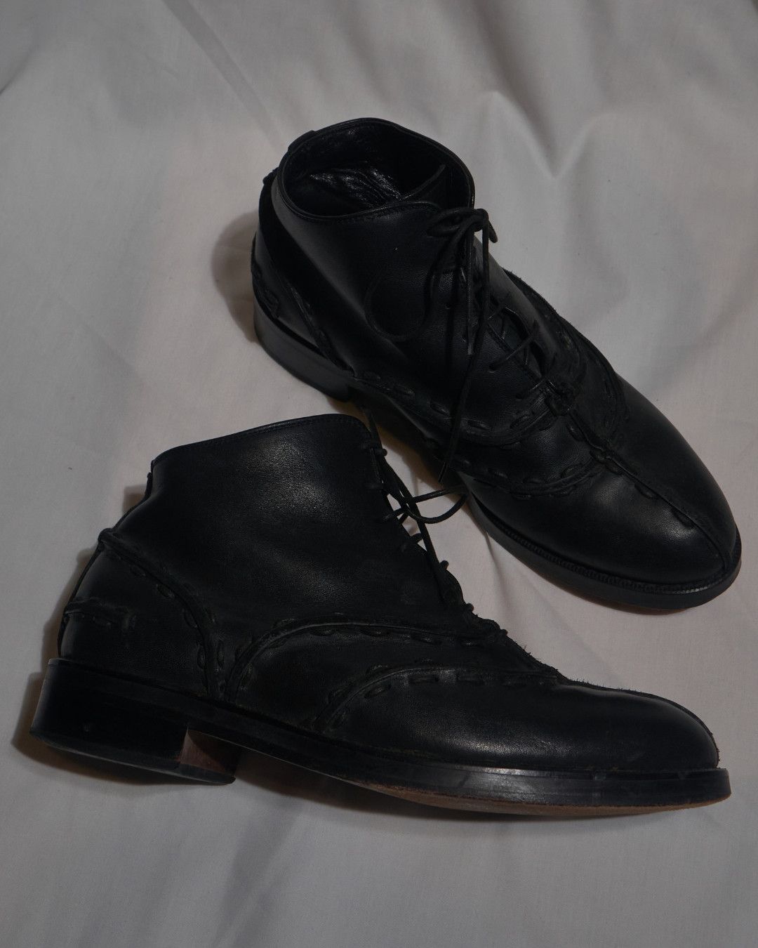 Jean Paul Gaultier JPG Homme FW04 Remade Patchwork Pirate Boots Size US 7.5 / EU 40-41 - 12 Thumbnail