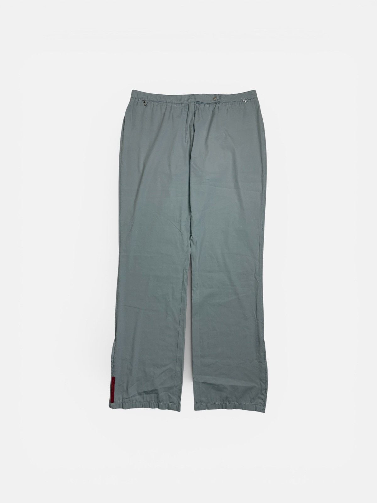 Prada Vintage Prada Linea Rossa Low-rise baby blue sport pants Size 30" / US 8 / IT 44 - 1 Thumbnail
