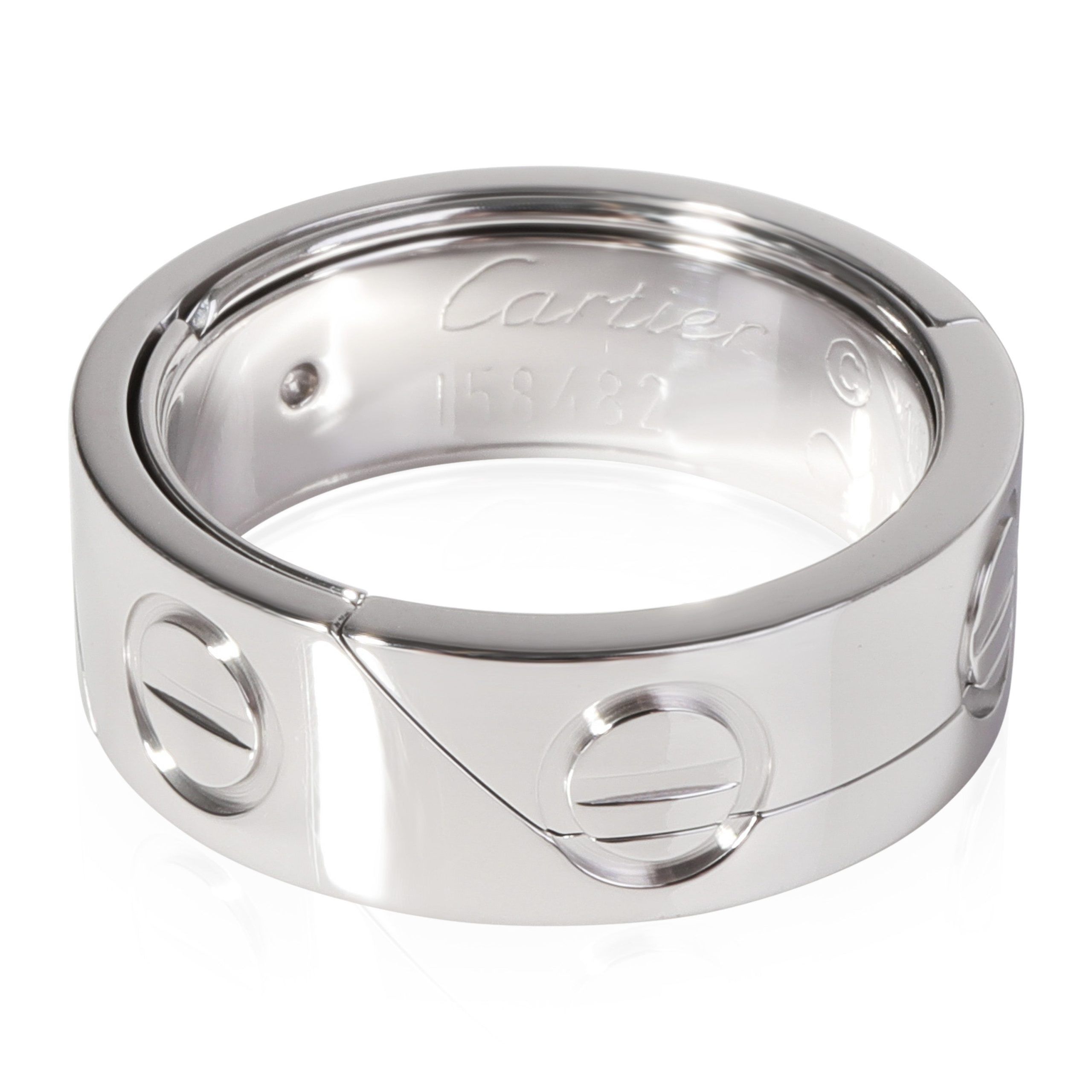 image of Cartier Love Astro Ring In 18K White Gold, Women's