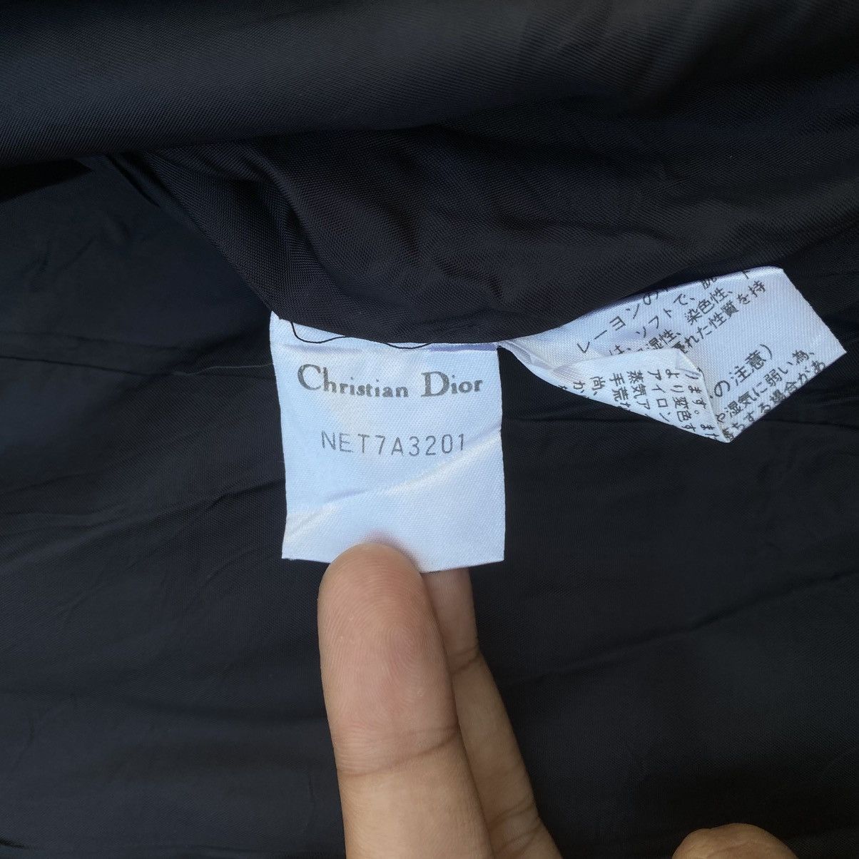 Christian Dior Monsieur × Dior Vintage Christian Dior Mademoiselle Hickory Slim Blazer/Coat Size S / US 4 / IT 40 - 8 Thumbnail