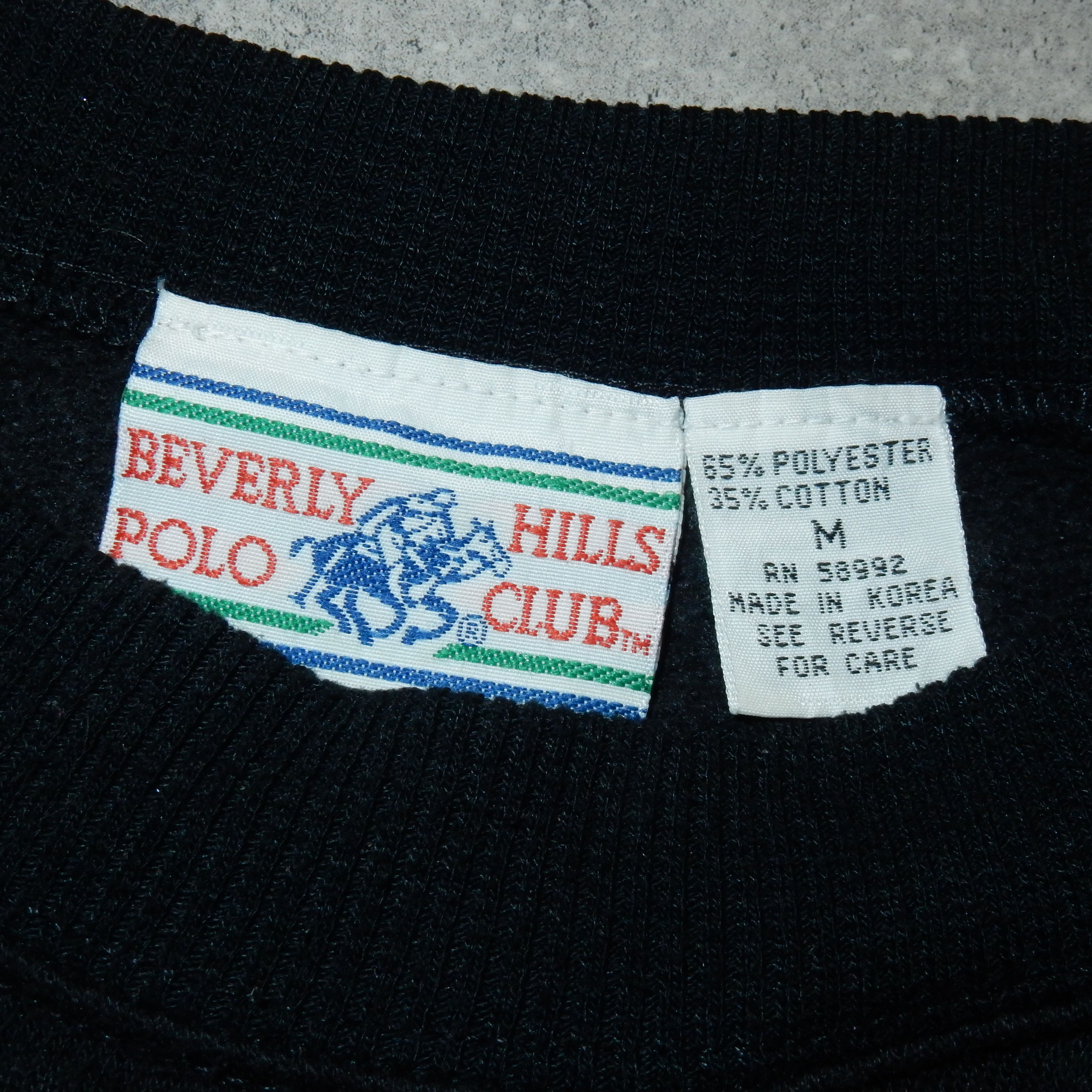Beverly Hills Polo Club × Vintage Beverly Hills Polo Club vintage black sweatshirt - M Size US M / EU 48-50 / 2 - 4 Thumbnail