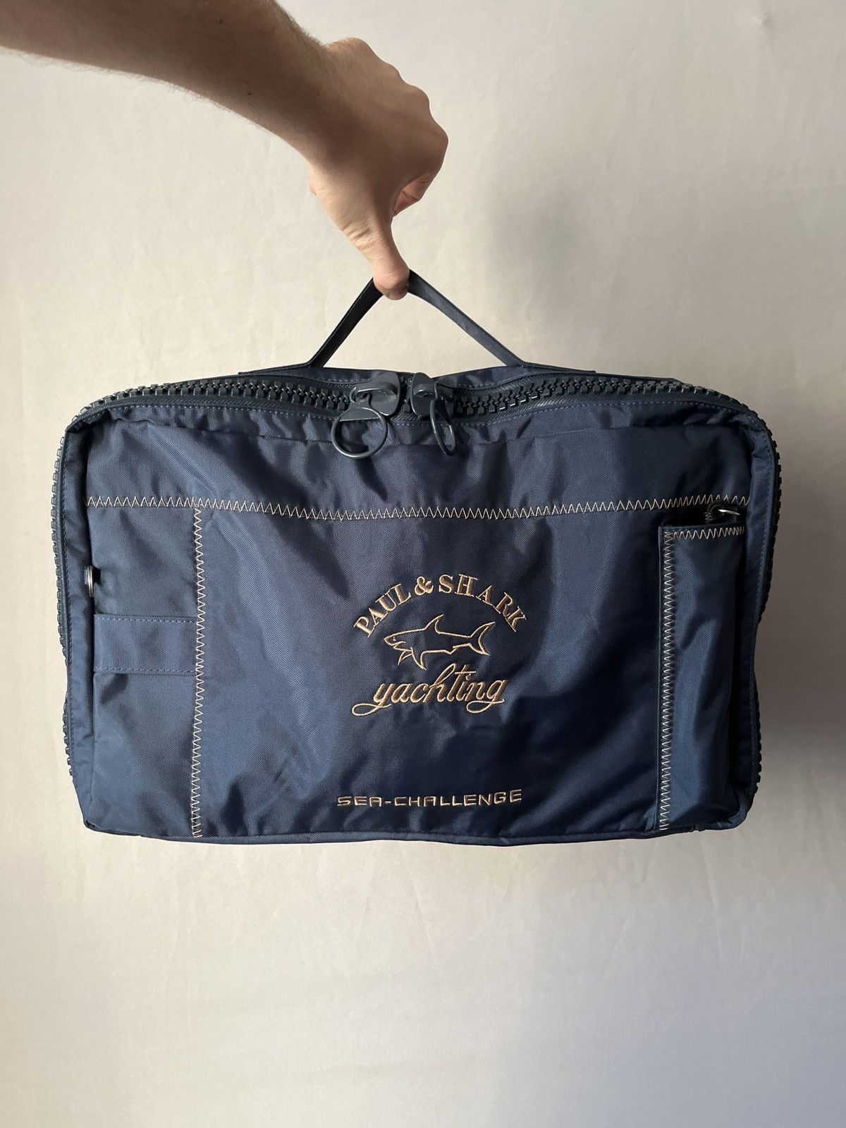Paul & Shark Paul & Shark Nylon Blue Brief Laptop Case Carrying Bag Size ONE SIZE - 4 Thumbnail