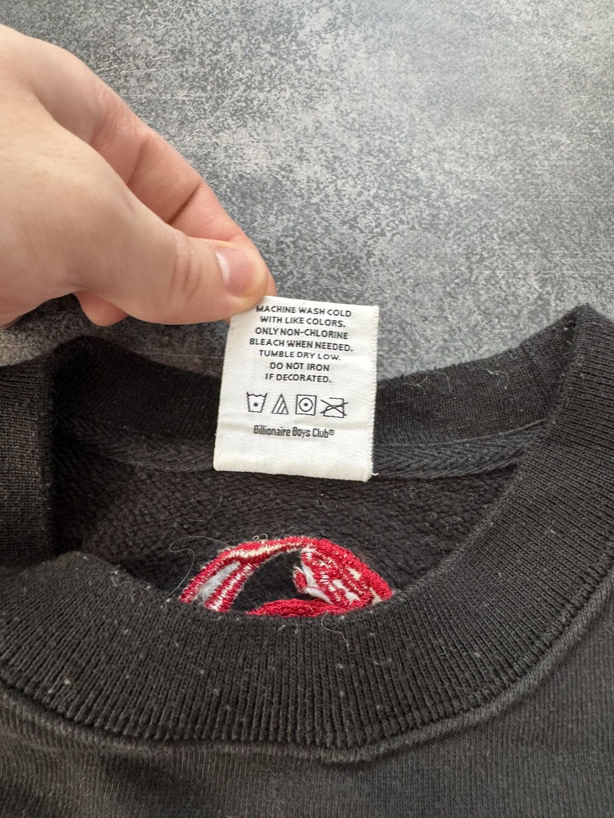 Billionaire Boys Club Billionaire Boys Club Red Chenille Script Sweatshirt Size US S / EU 44-46 / 1 - 10 Thumbnail