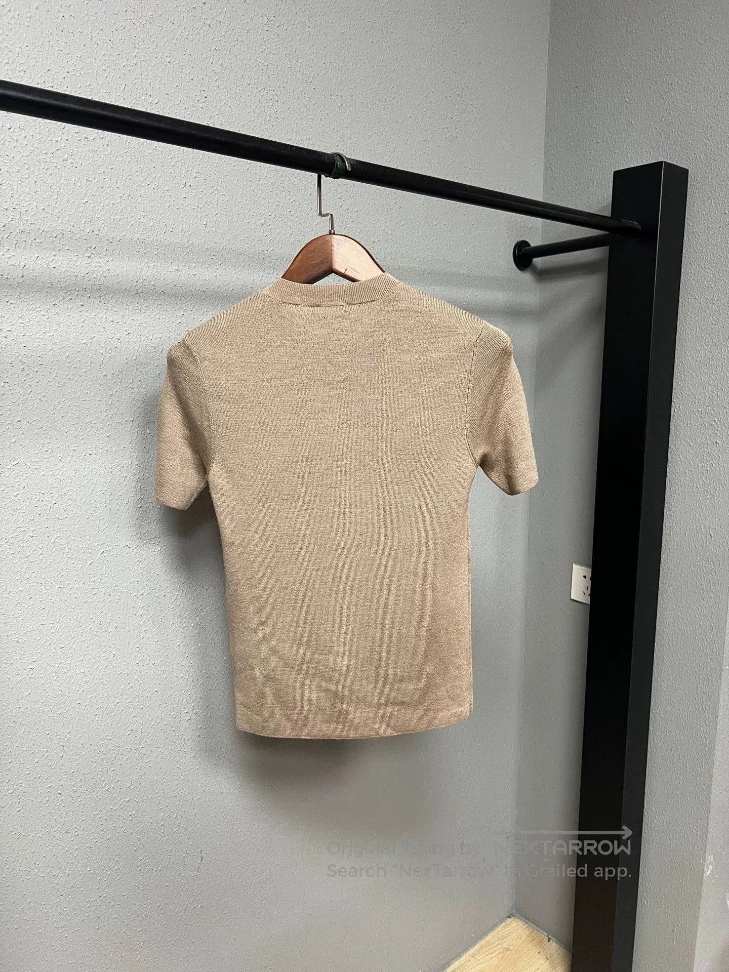 Other Fendi Khaki Logo Wool Short Sleeve Shirt. Size US S / EU 44-46 / 1 - 2 Thumbnail