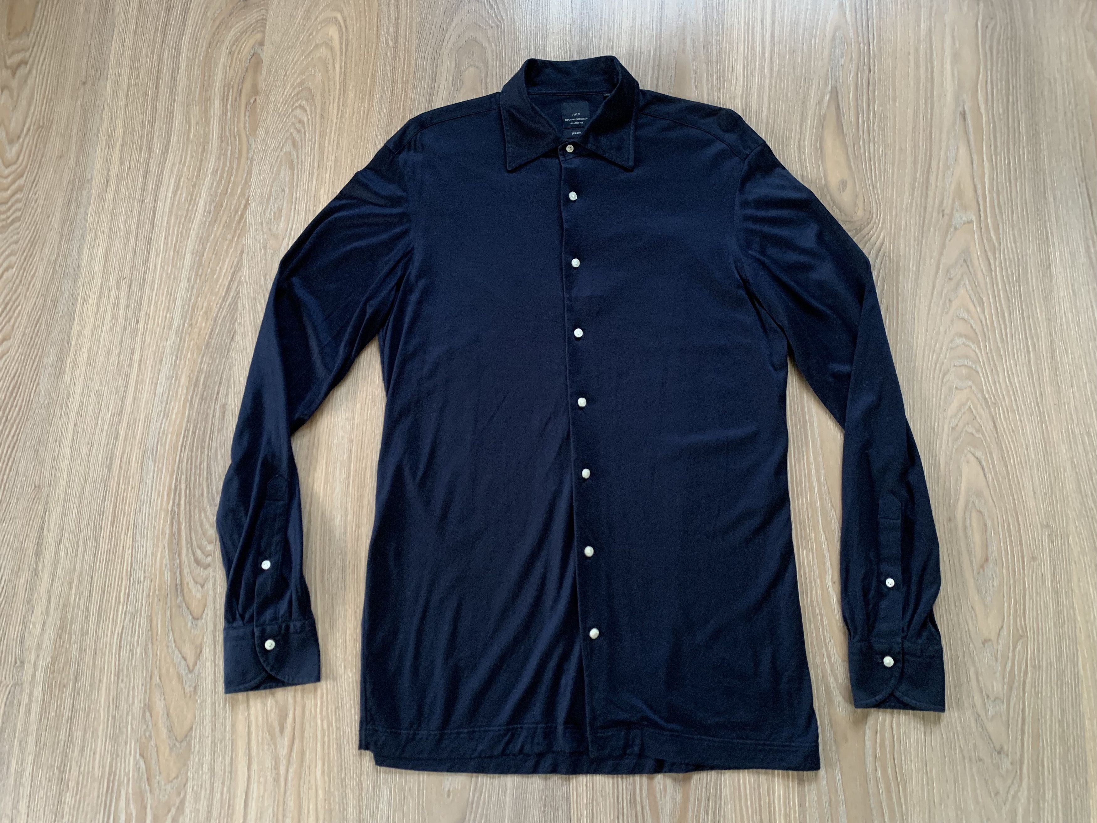 Other Eduard Dressler Blue Cotton Shirt Size US S / EU 44-46 / 1 - 2 Thumbnail