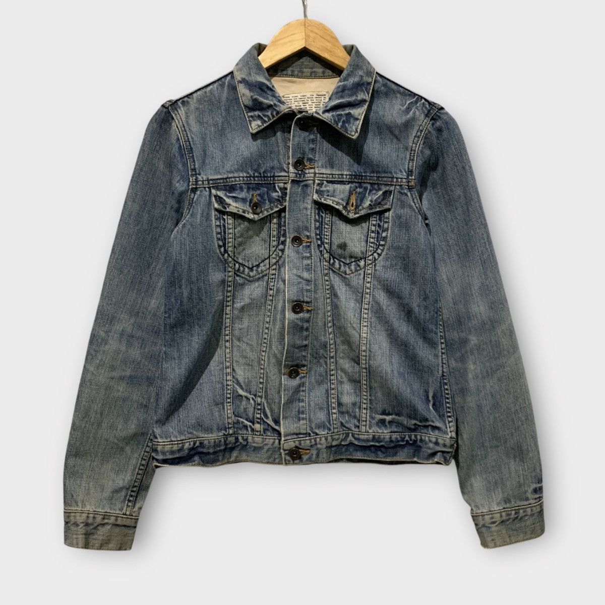 Global Work VINTAGE SHUCA JAPAN DENIM JACKET Size S / US 4 / IT 40 - 1 Thumbnail