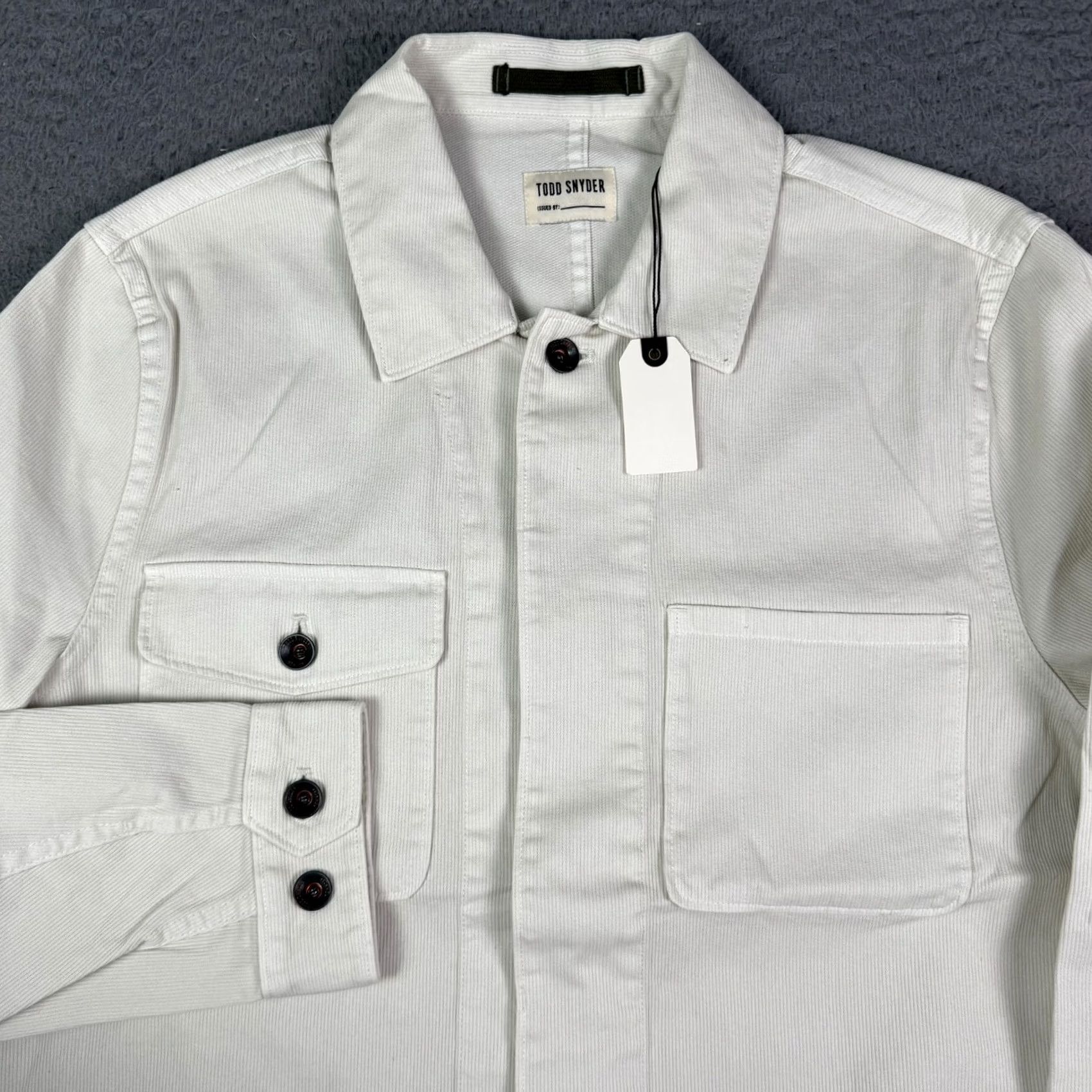 Todd Snyder Todd Snyder Jacket Mens M Beige Corduroy Pockets Work Carpenter Bomber Casual Button NEW Size US M / EU 48-50 / 2 - 2 Thumbnail