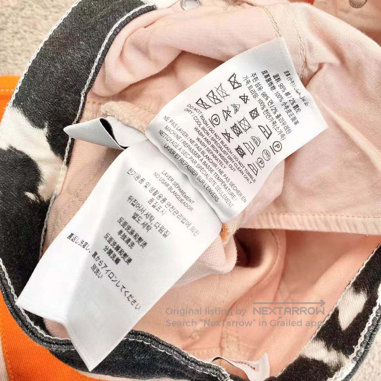 Burberry Burberry Leather brand logo pattern waist color-blocked je Size 25" / US 0 / IT 36 - 7 Thumbnail