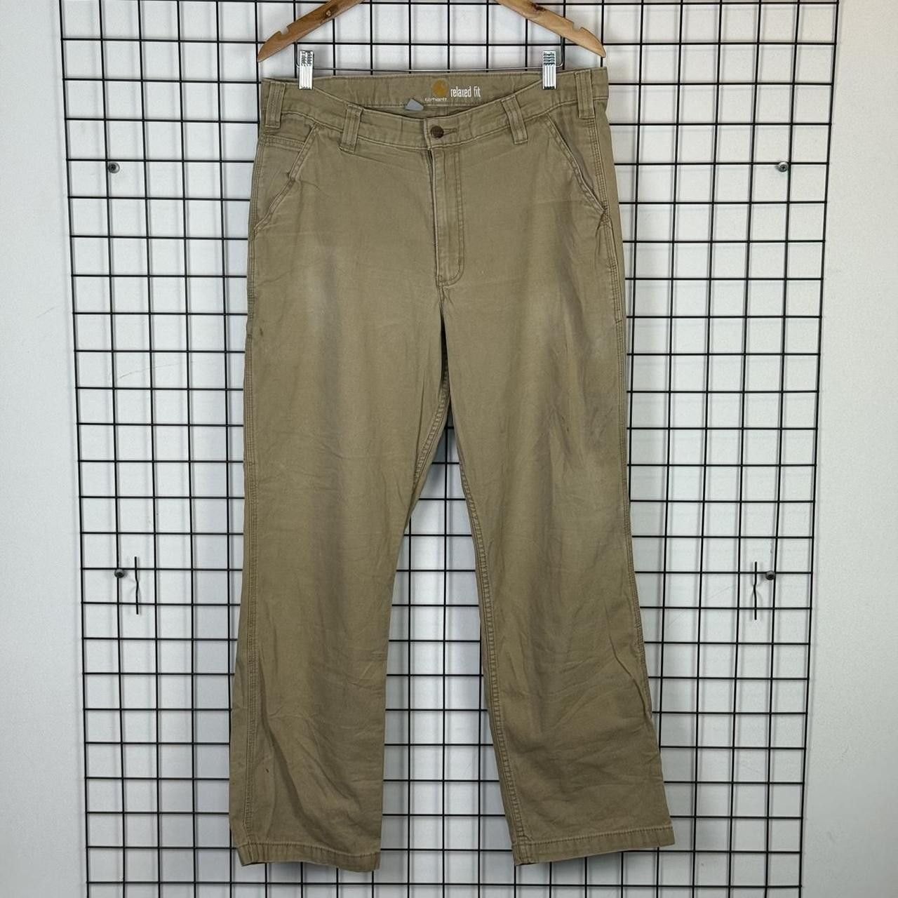 Carhartt Carhartt Beige Cargo Trousers Vintage Workwear Pants Size US 34 / EU 50 - 4 Thumbnail