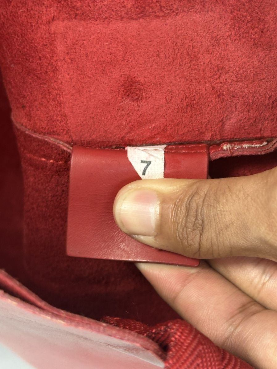Prada Prada Symbol Red Tote Bag Size ONE SIZE - 13 Thumbnail