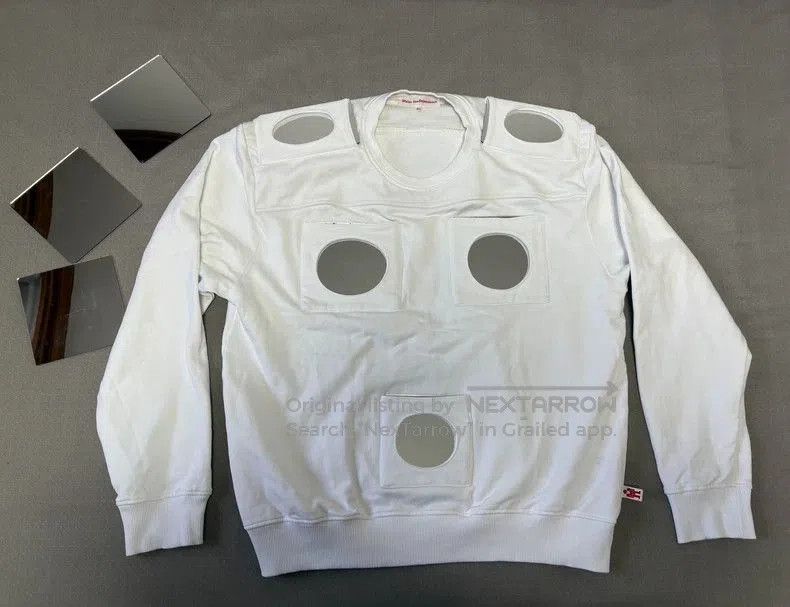 Walter Van Beirendonck Walter van Beirendonck Mirror Detail Sweatshirt. Size US M / EU 48-50 / 2 - 6 Thumbnail