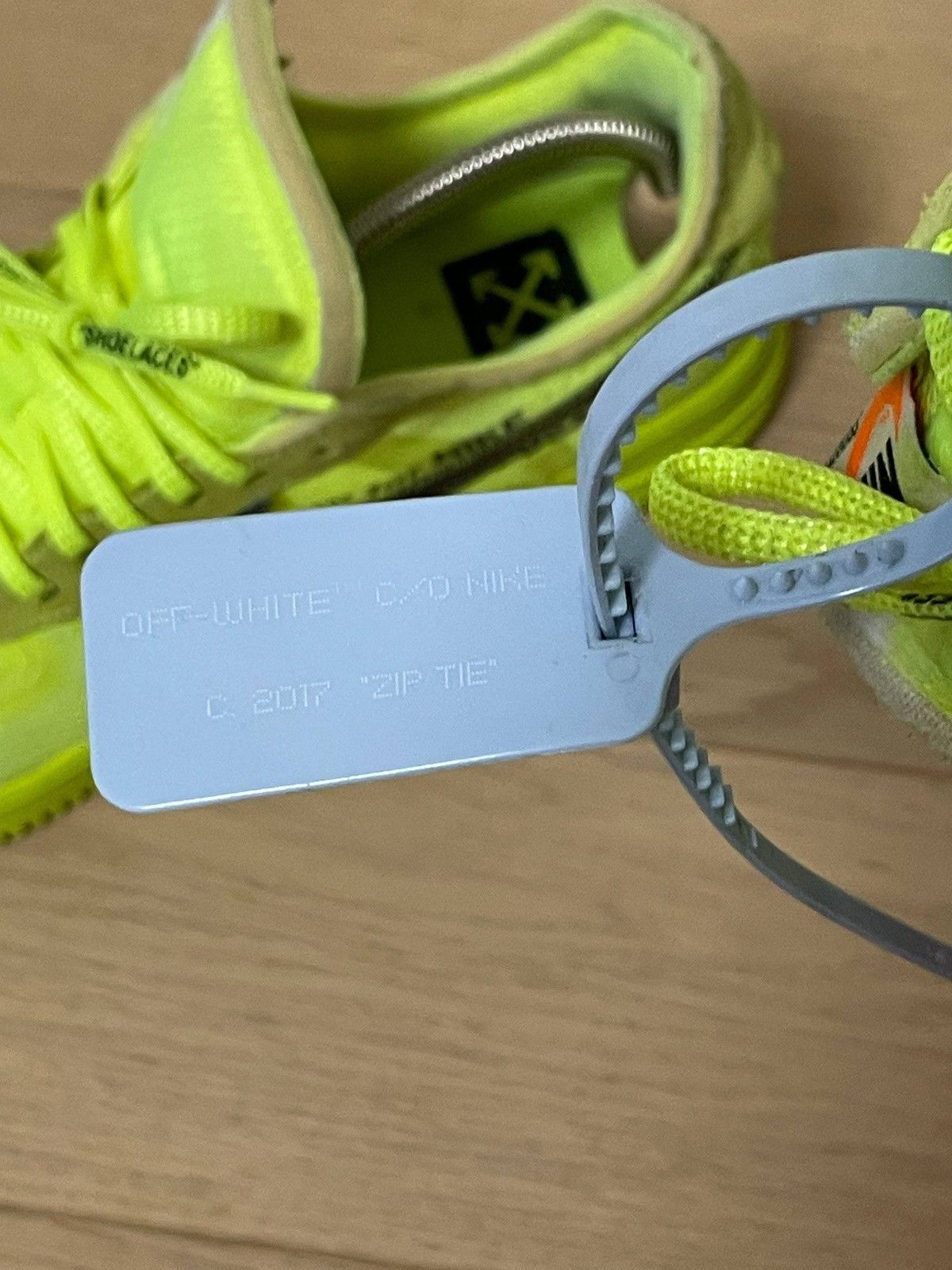Nike × Off-White air force 1 off white “volt” Size US 9.5 / EU 42-43 - 7 Thumbnail